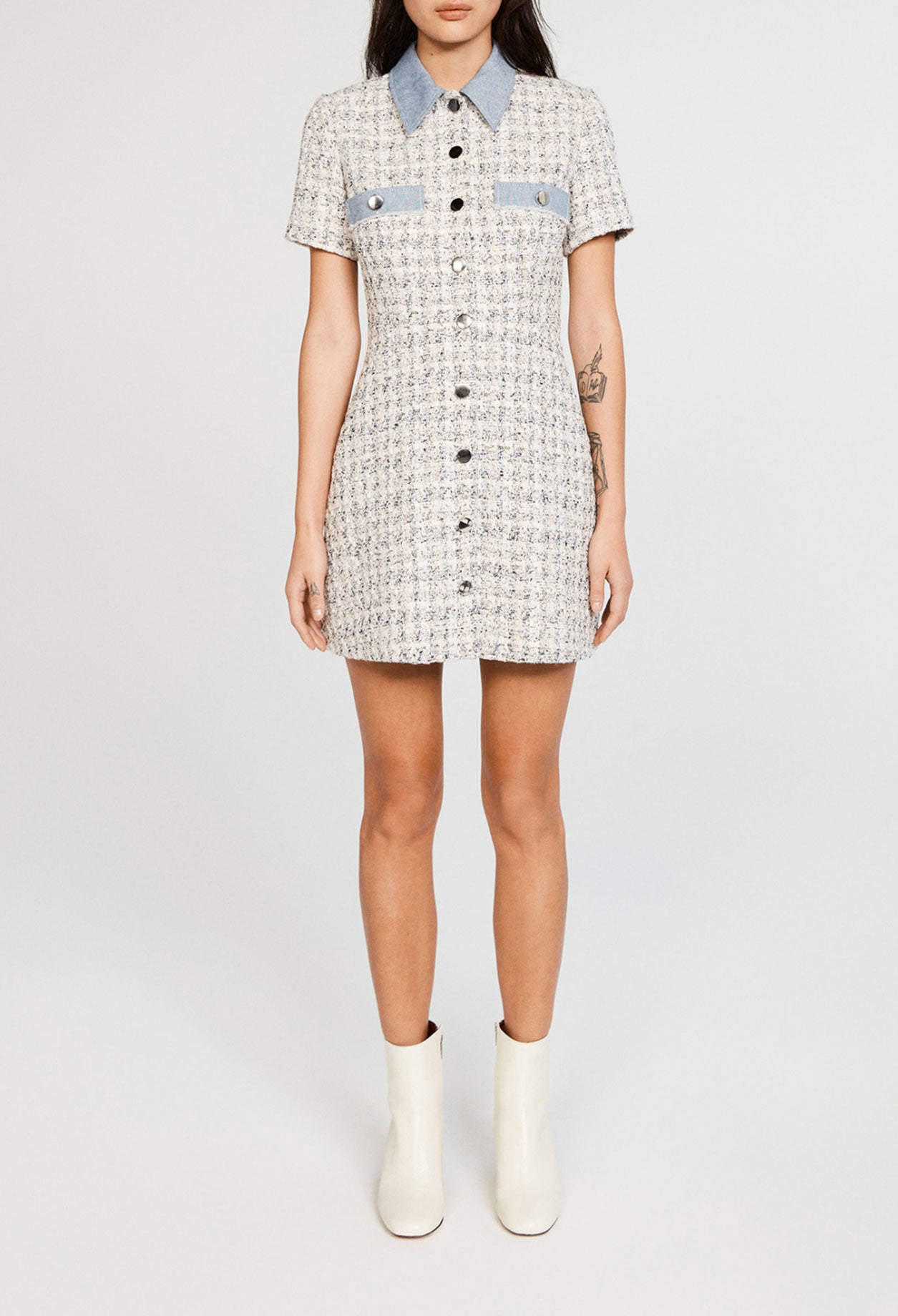 Robe en tweed Faume - seconde main