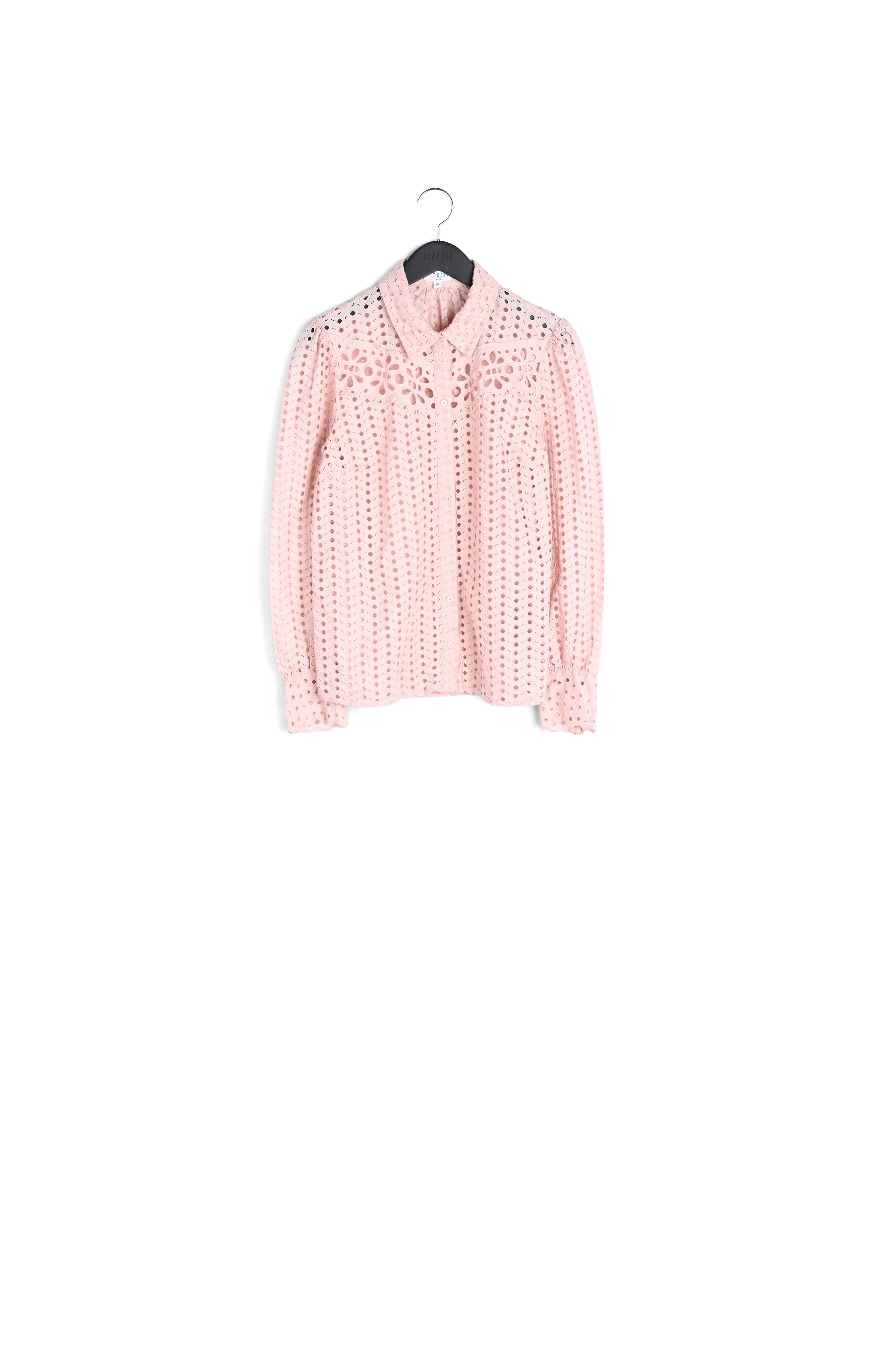 Chemise à broderies anglaises Faume - seconde main