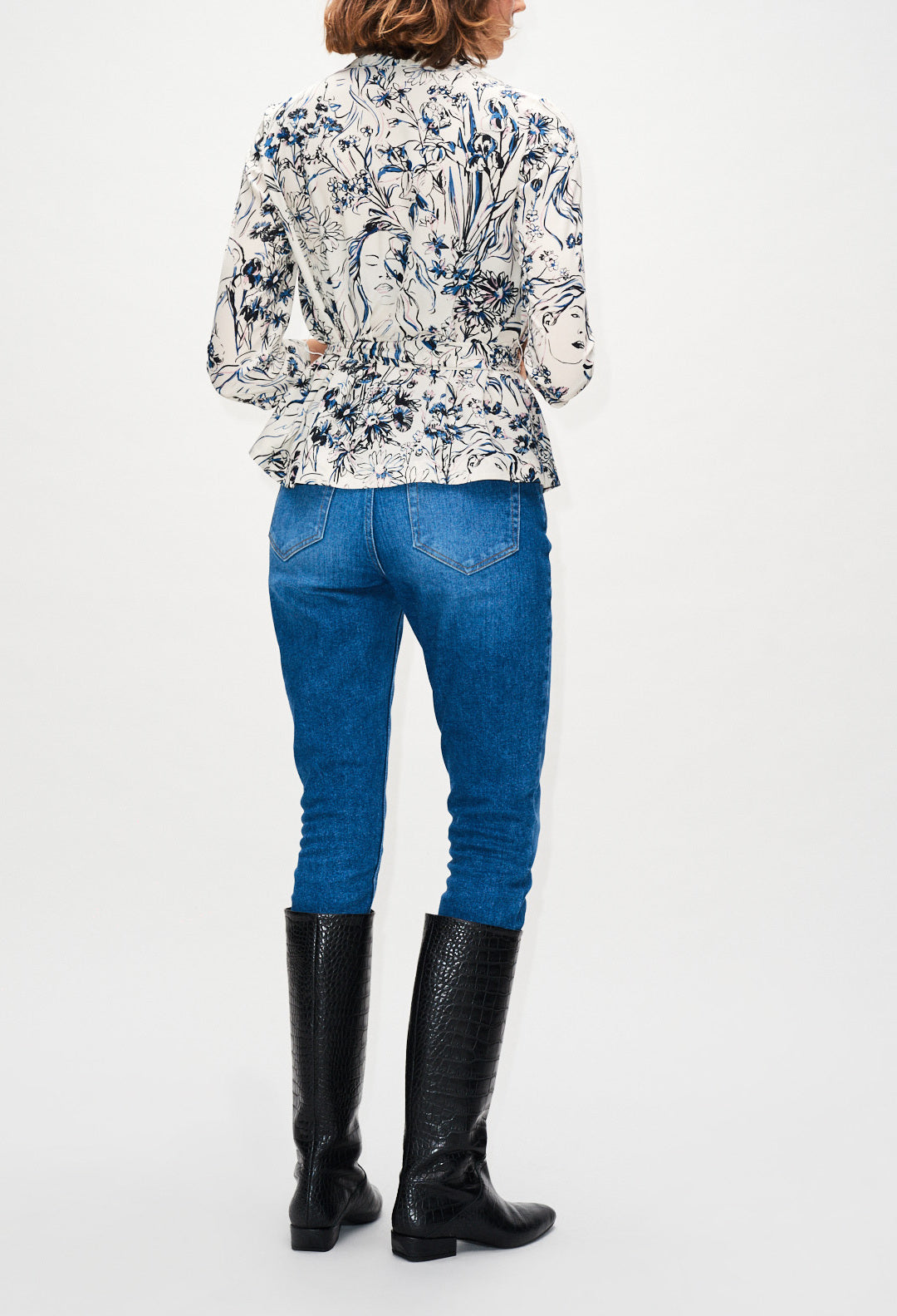 Top imprimé clair Faume - seconde main