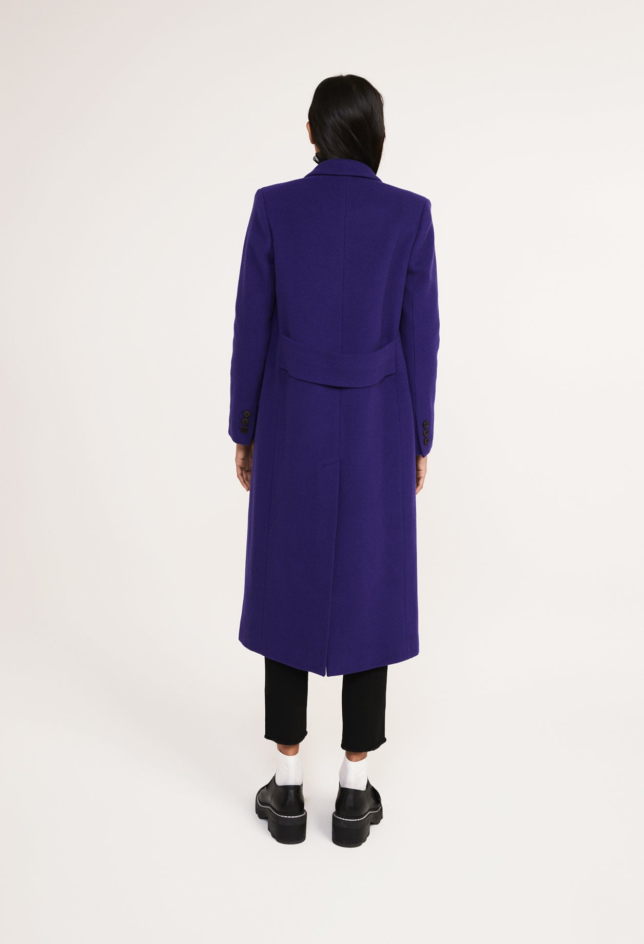 Manteau long en laine et cachemire Faume - seconde main