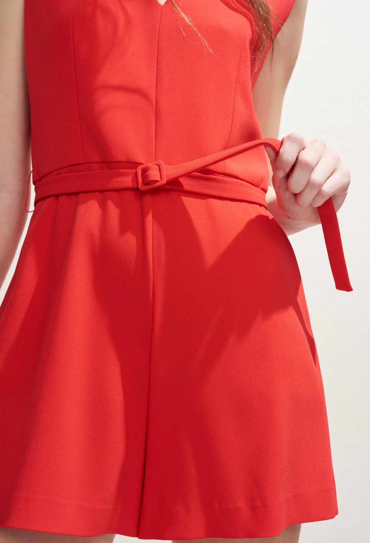 Combi-short à coquilles col V Faume - seconde main