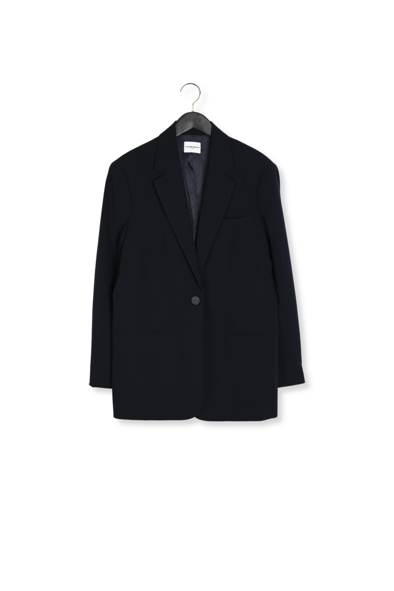 Veste tailleur oversize marine Faume - seconde main