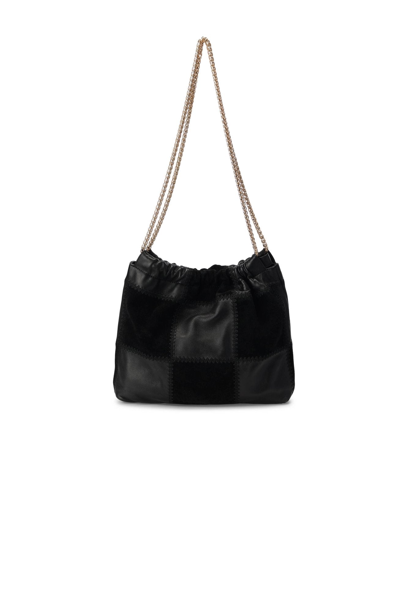 Sac noir pochon cuir Faume - seconde main