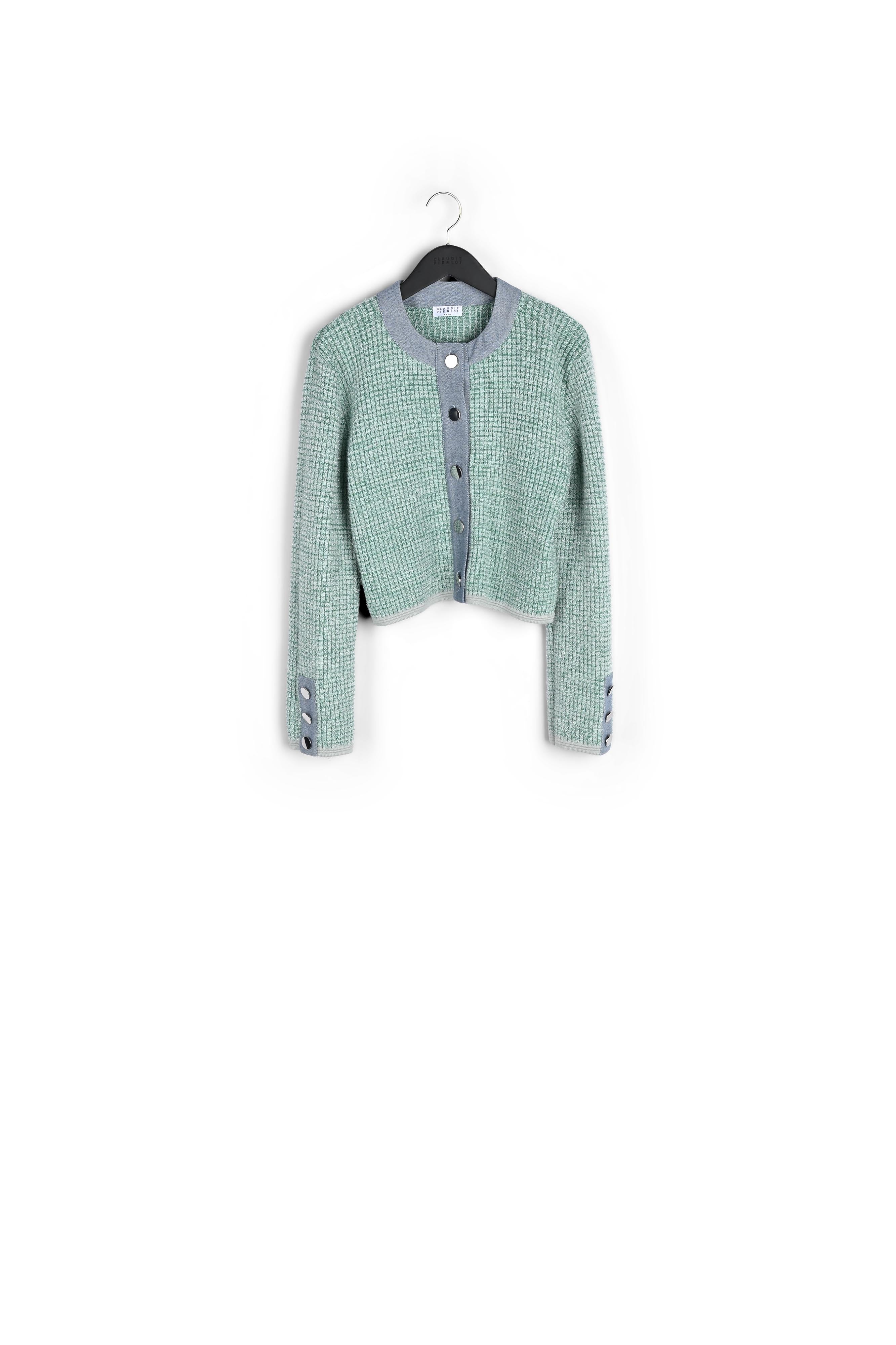 Cardigan bimatière Faume - seconde main