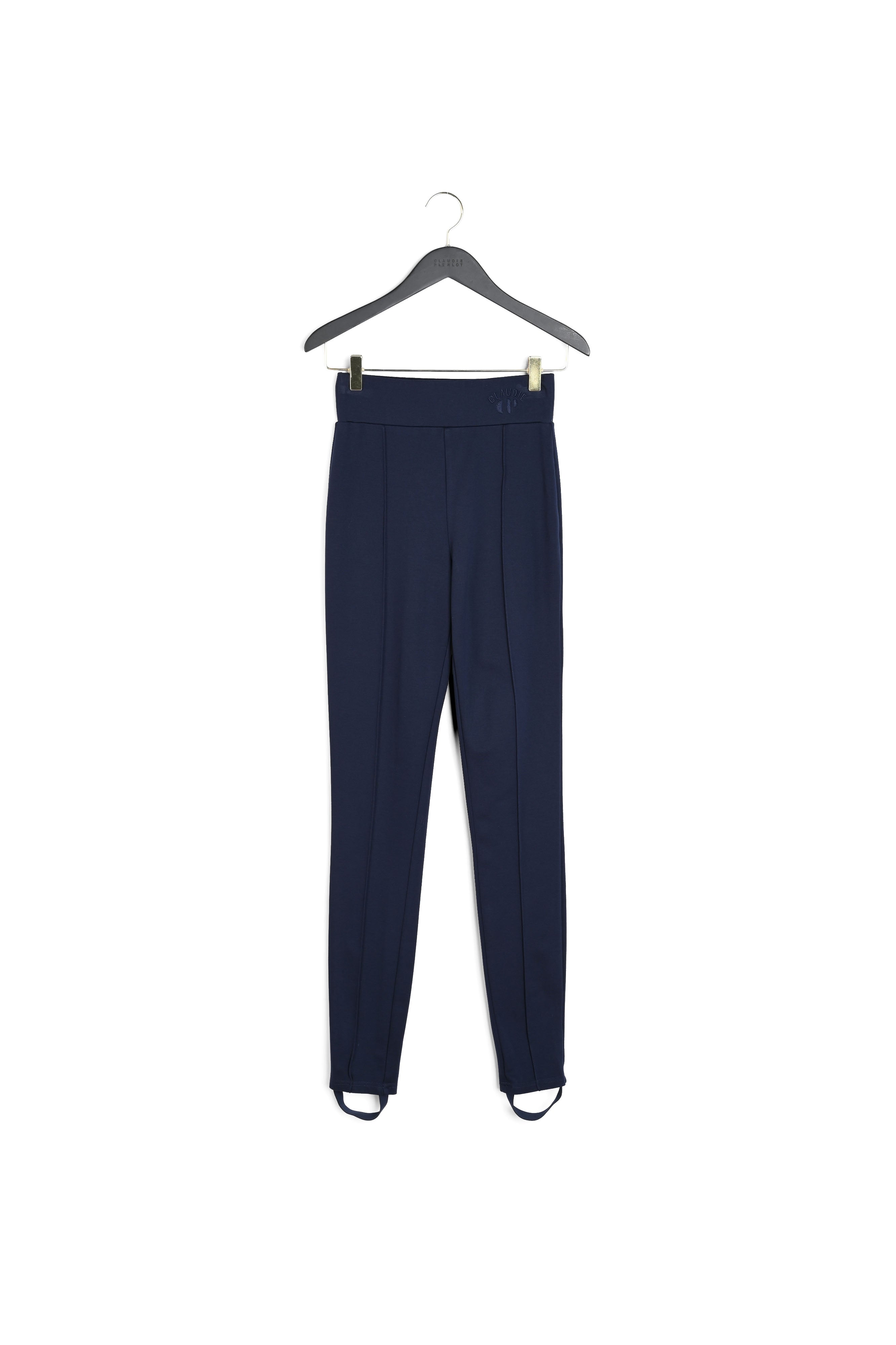 Legging fuseau maille marine Faume - seconde main