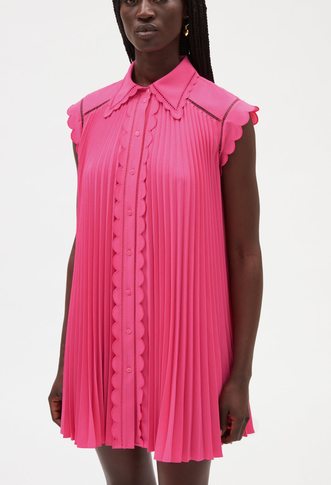 Robe courte plissée Faume - seconde main