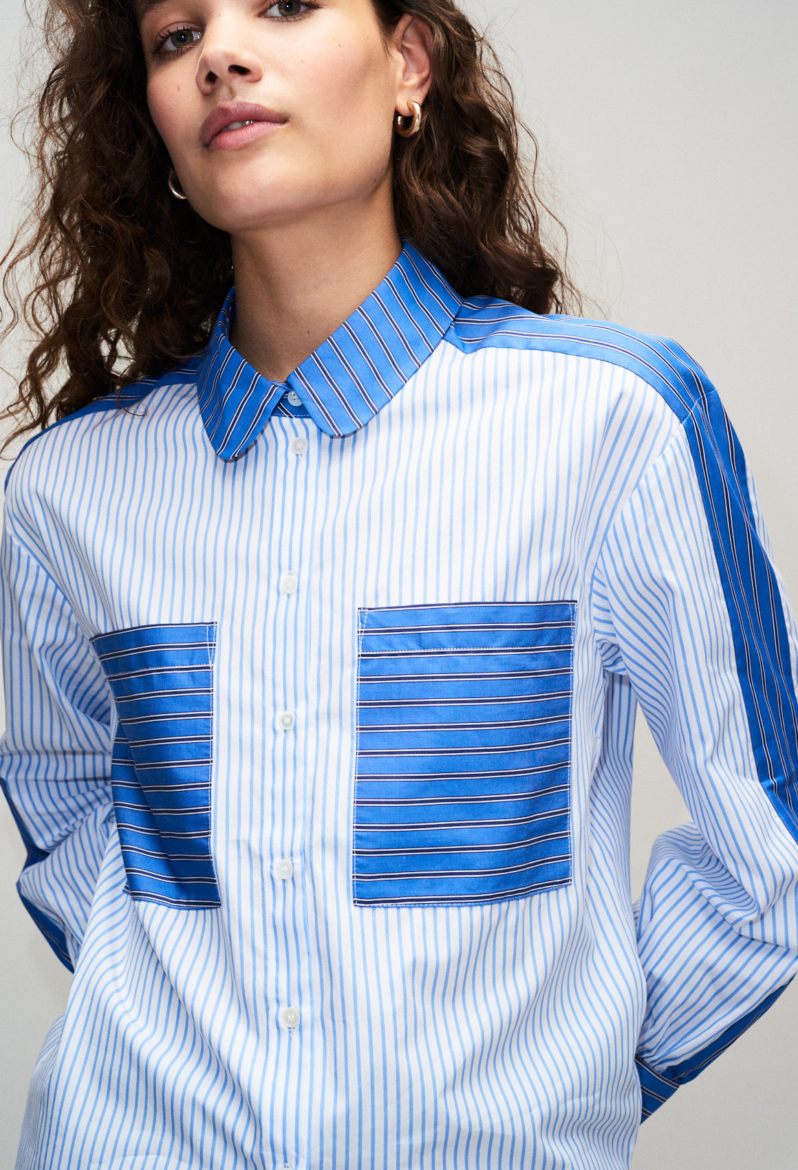 Chemise rayée bicolore Faume - seconde main