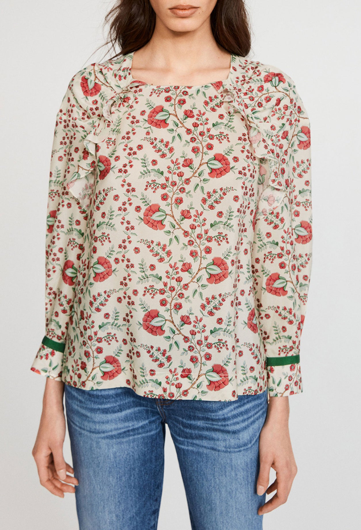 Blouse fleurie Faume - seconde main