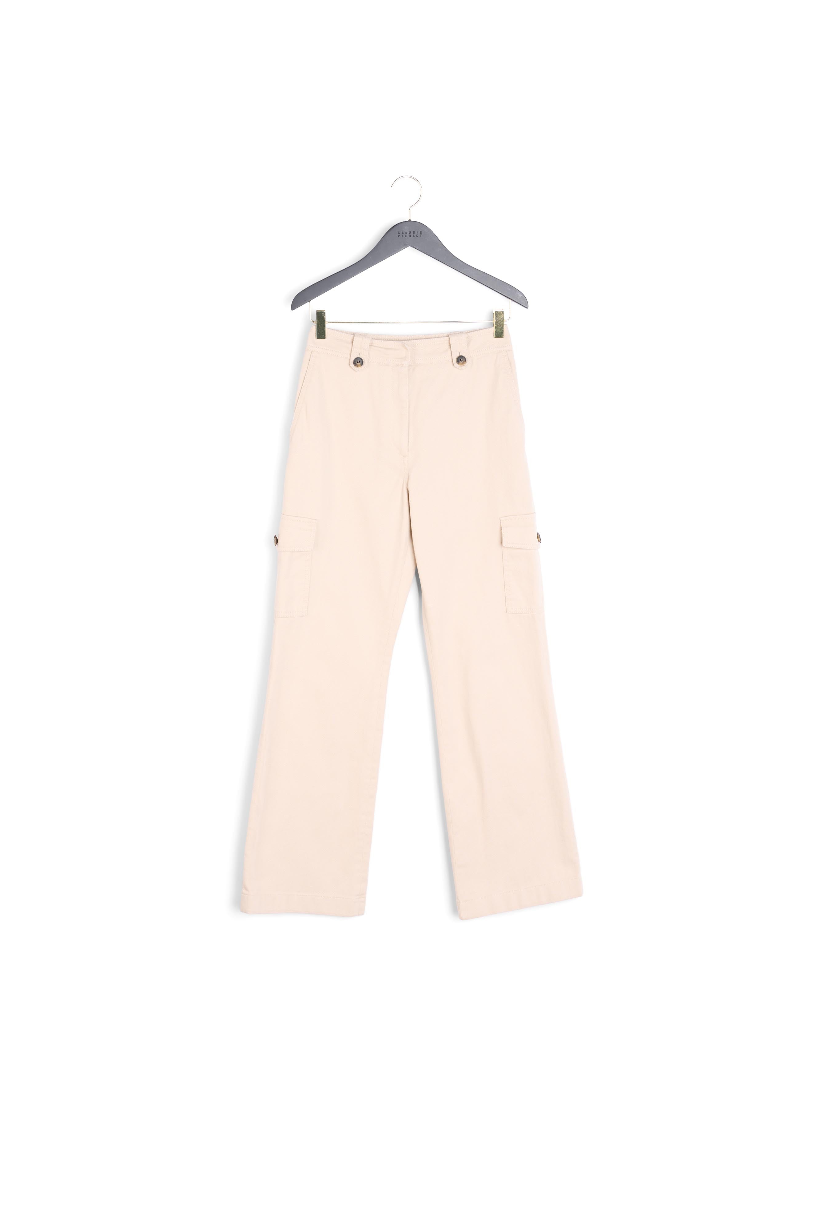 Pantalon cargo beige Faume - seconde main