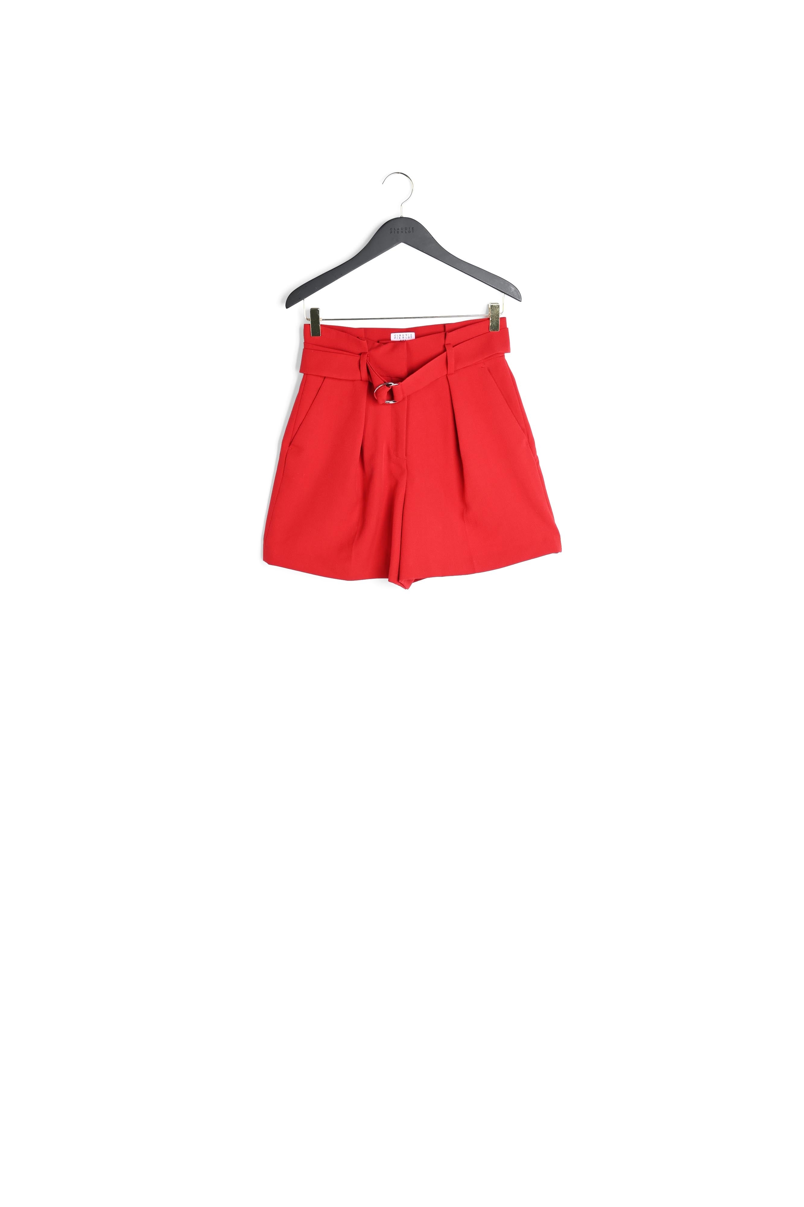 Short ceinture boucl doré Faume - seconde main