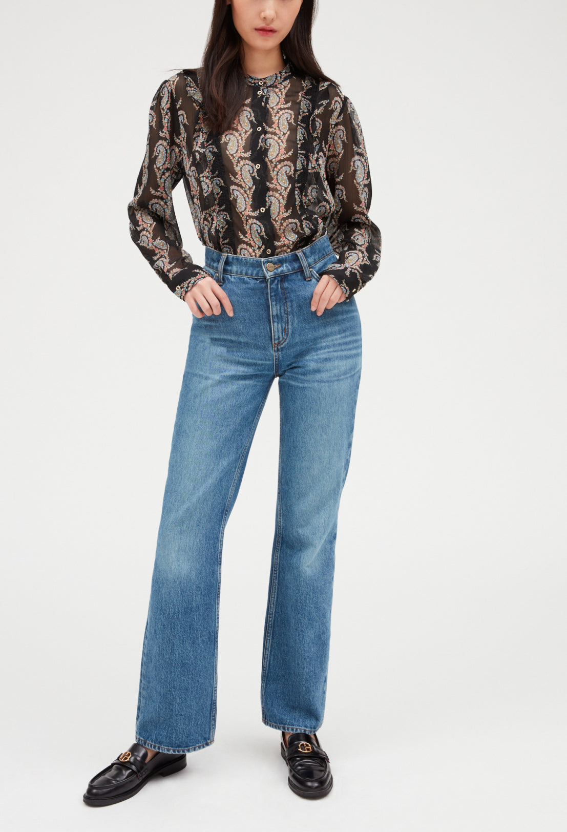 Chemise imprimé cachemire Faume - seconde main