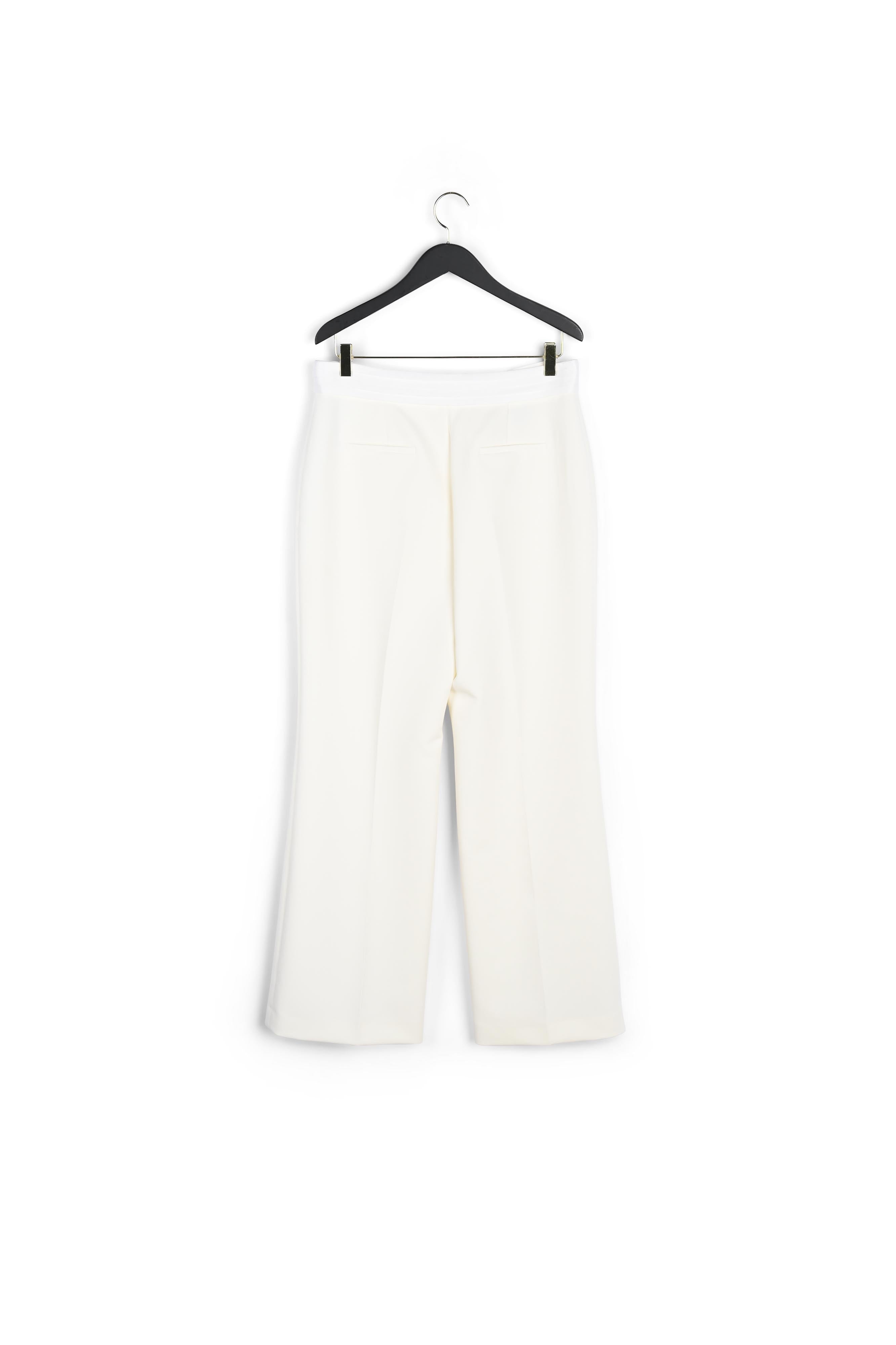 Pantalon de tailleur blanc Faume - seconde main