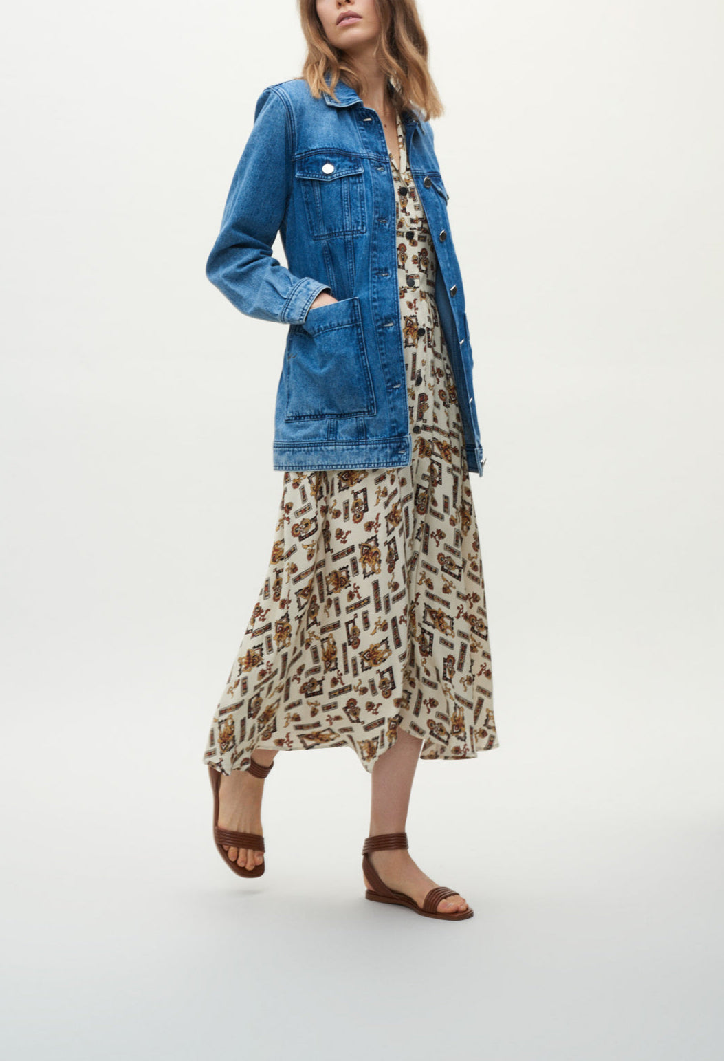 Robe foulard longueur maxi Faume - seconde main