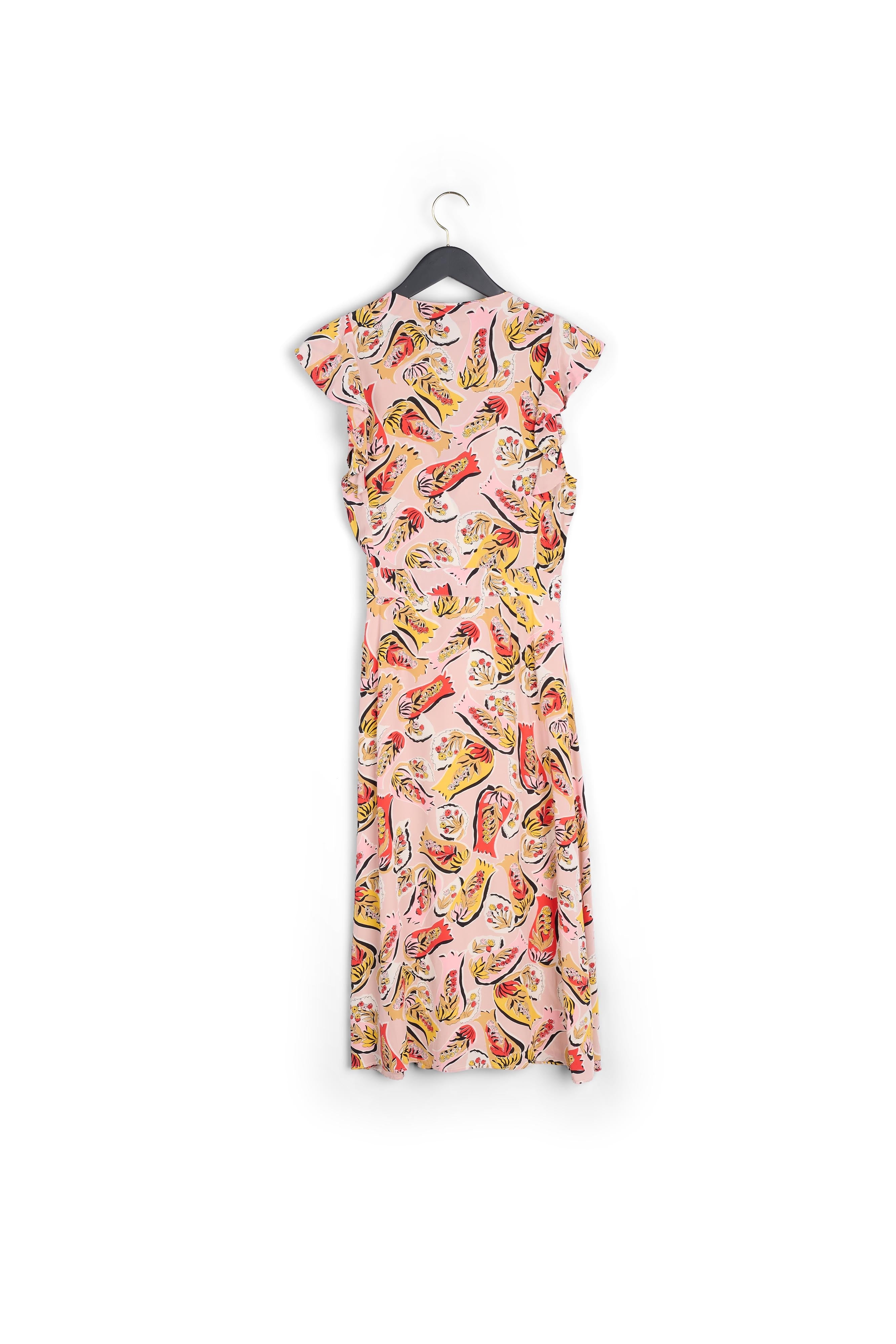 Robe portefeuille imprimée foulard Faume - seconde main