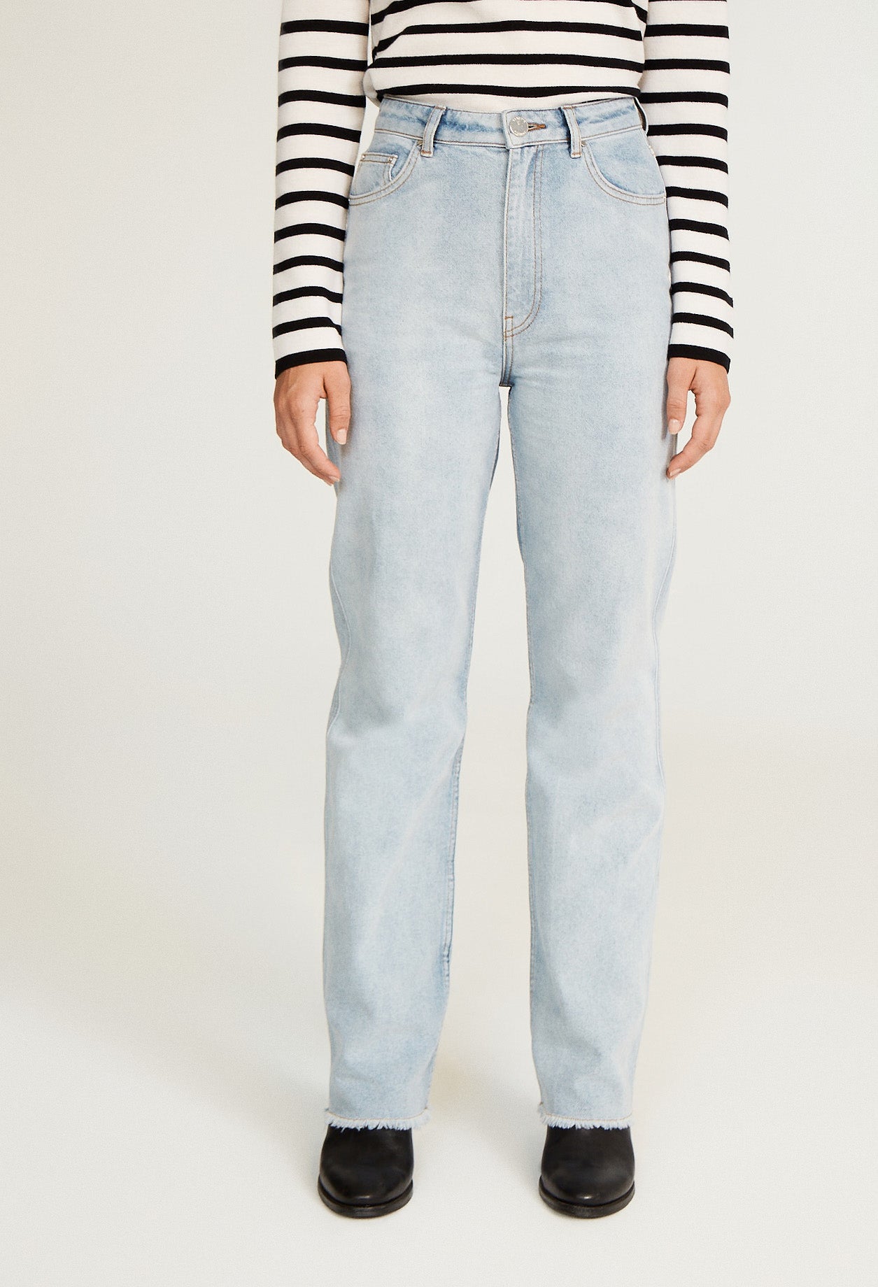 Jean taille haute bleu clair Faume - seconde main