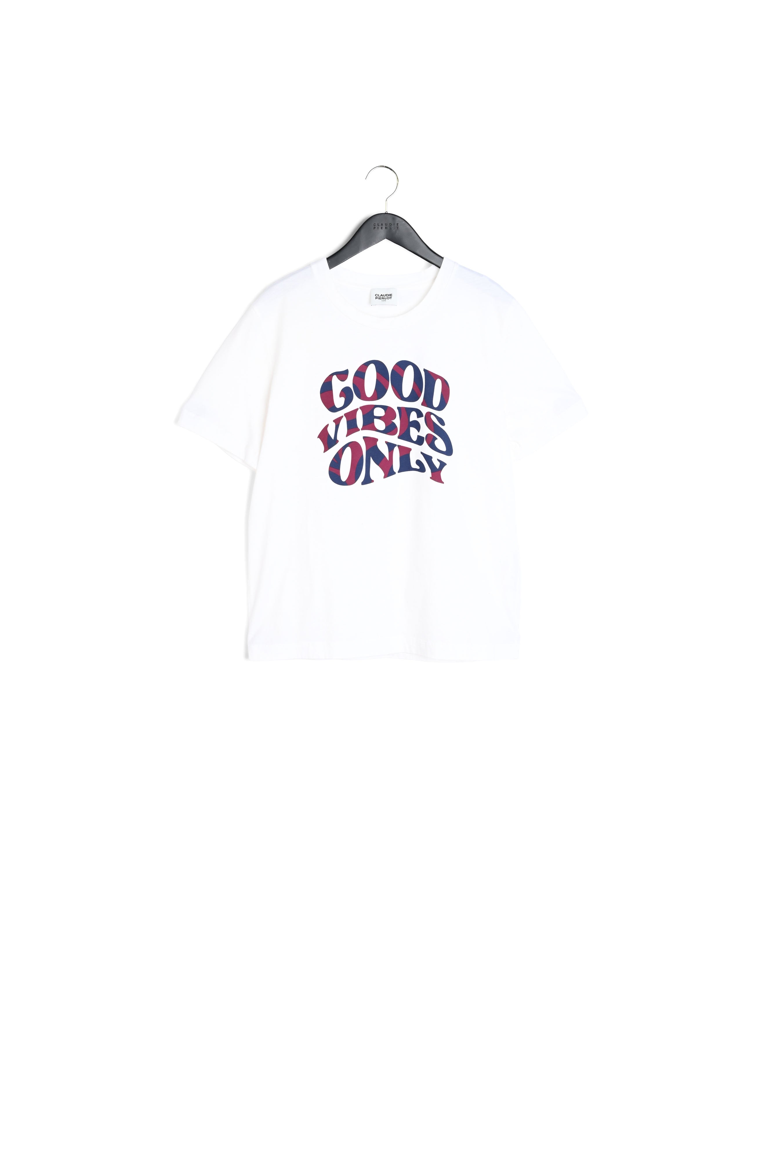 T-shirt blanc sérigraphié coton Faume - seconde main