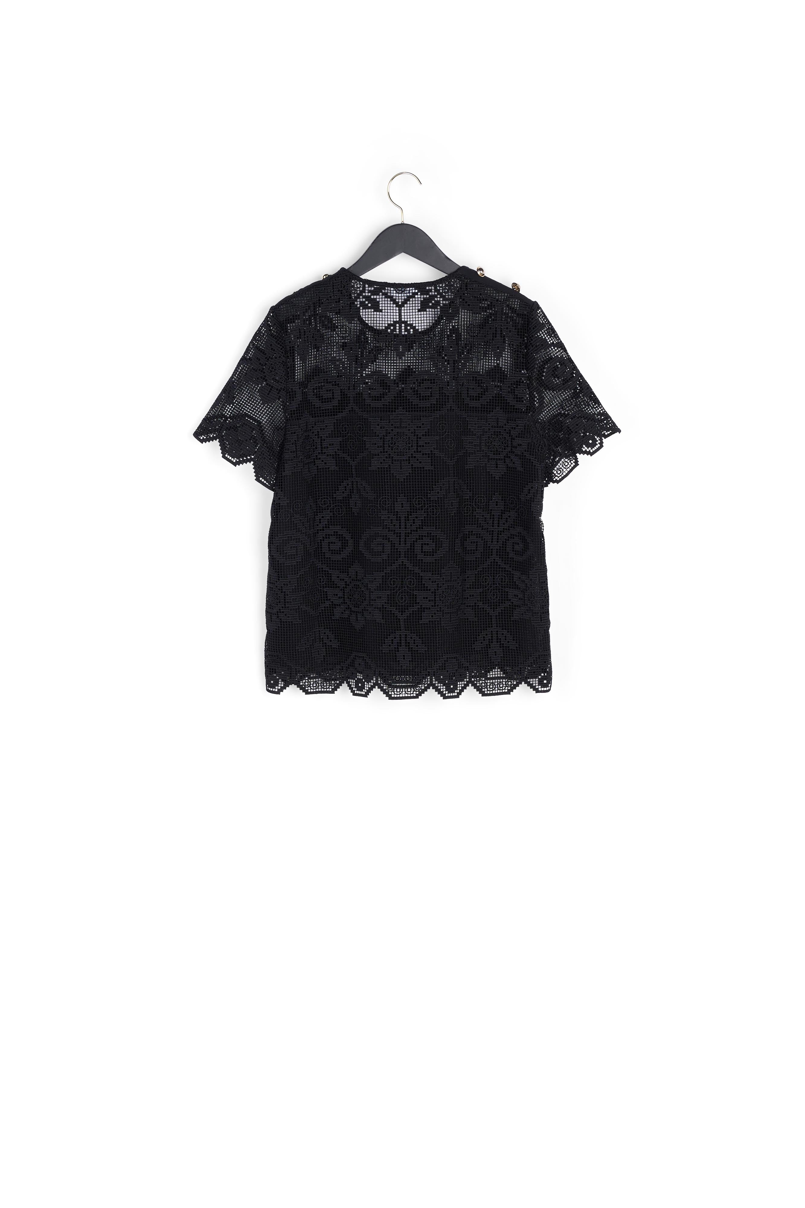 Top manches courtes n dentellel Faume - seconde main