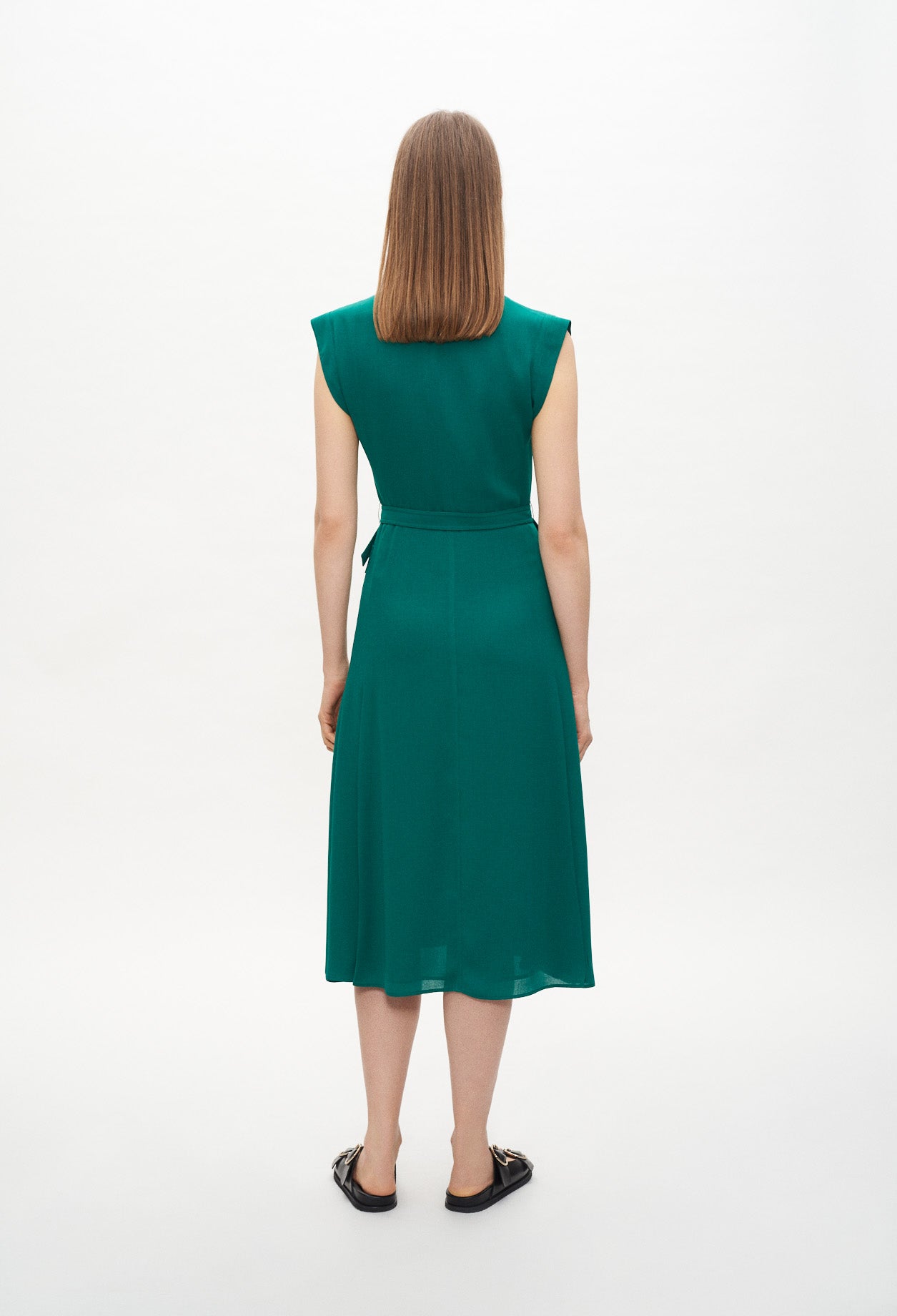 Robe sans manches vert bouteille Faume - seconde main