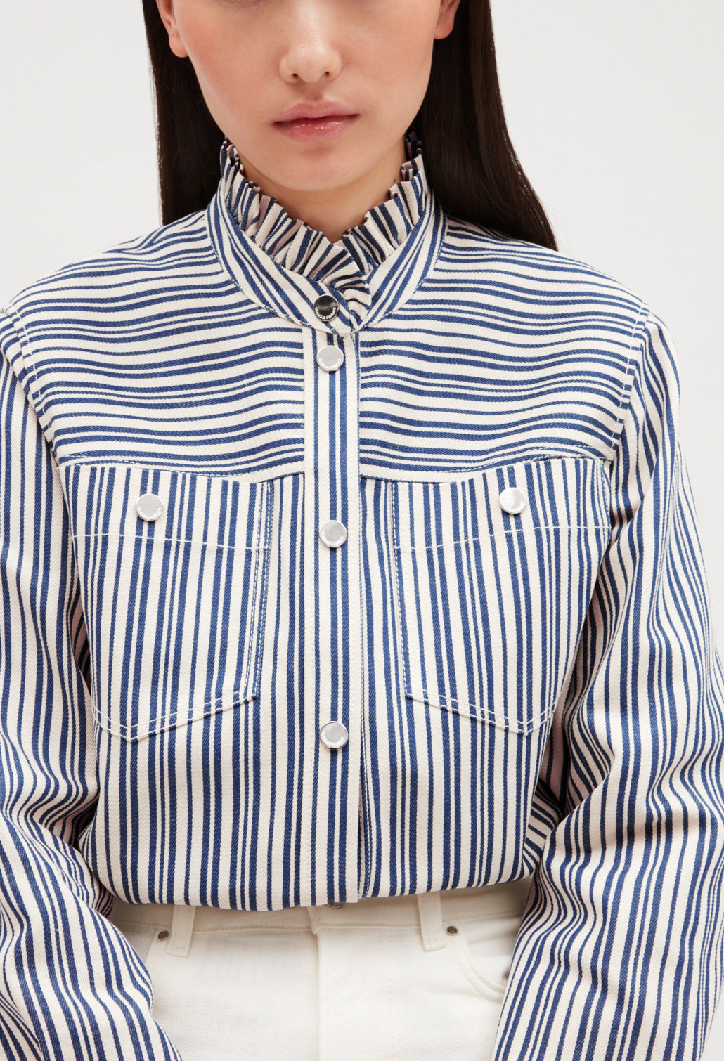 Chemise à rayures Faume - seconde main