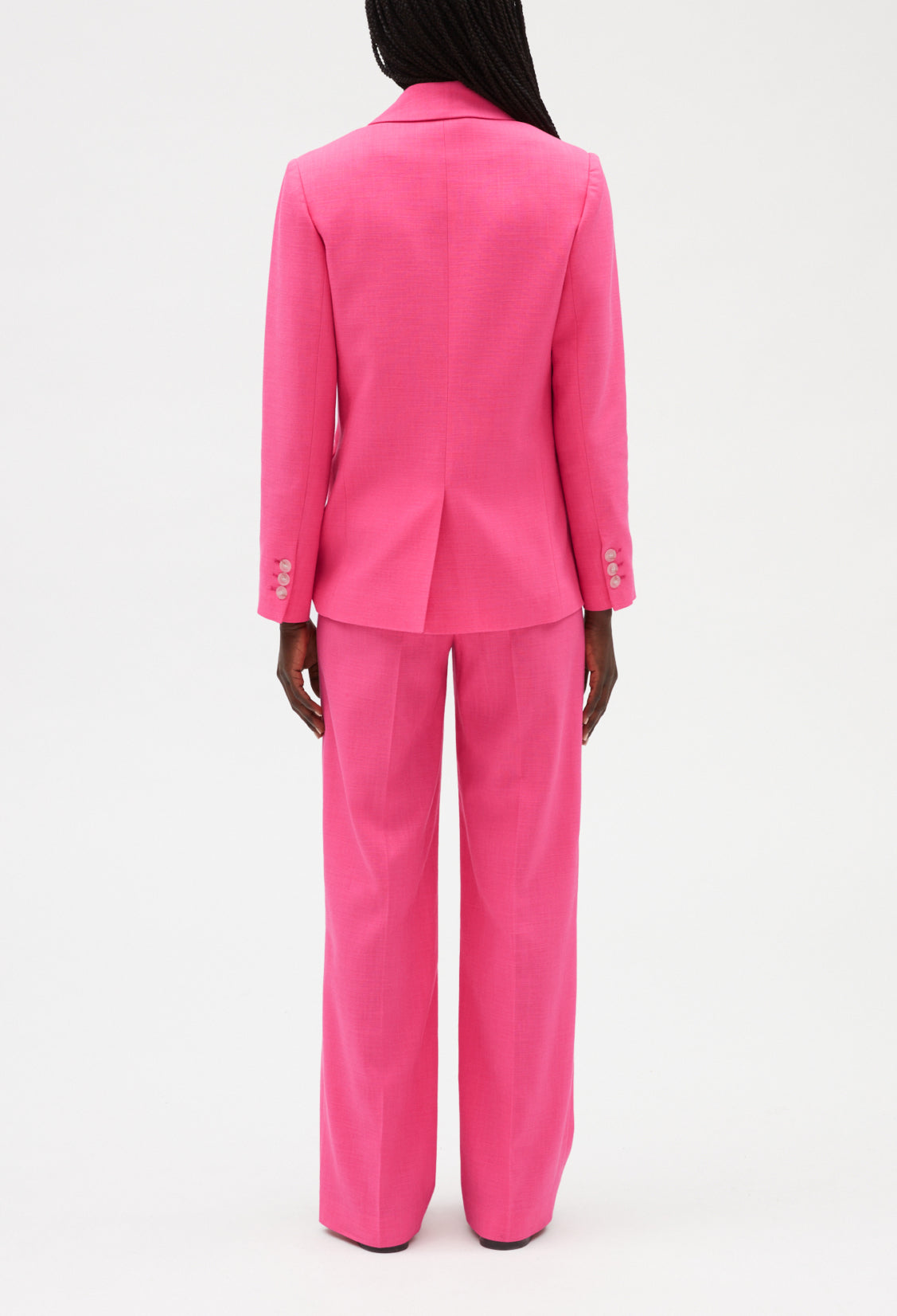 Veste tailleur rose Faume - seconde main