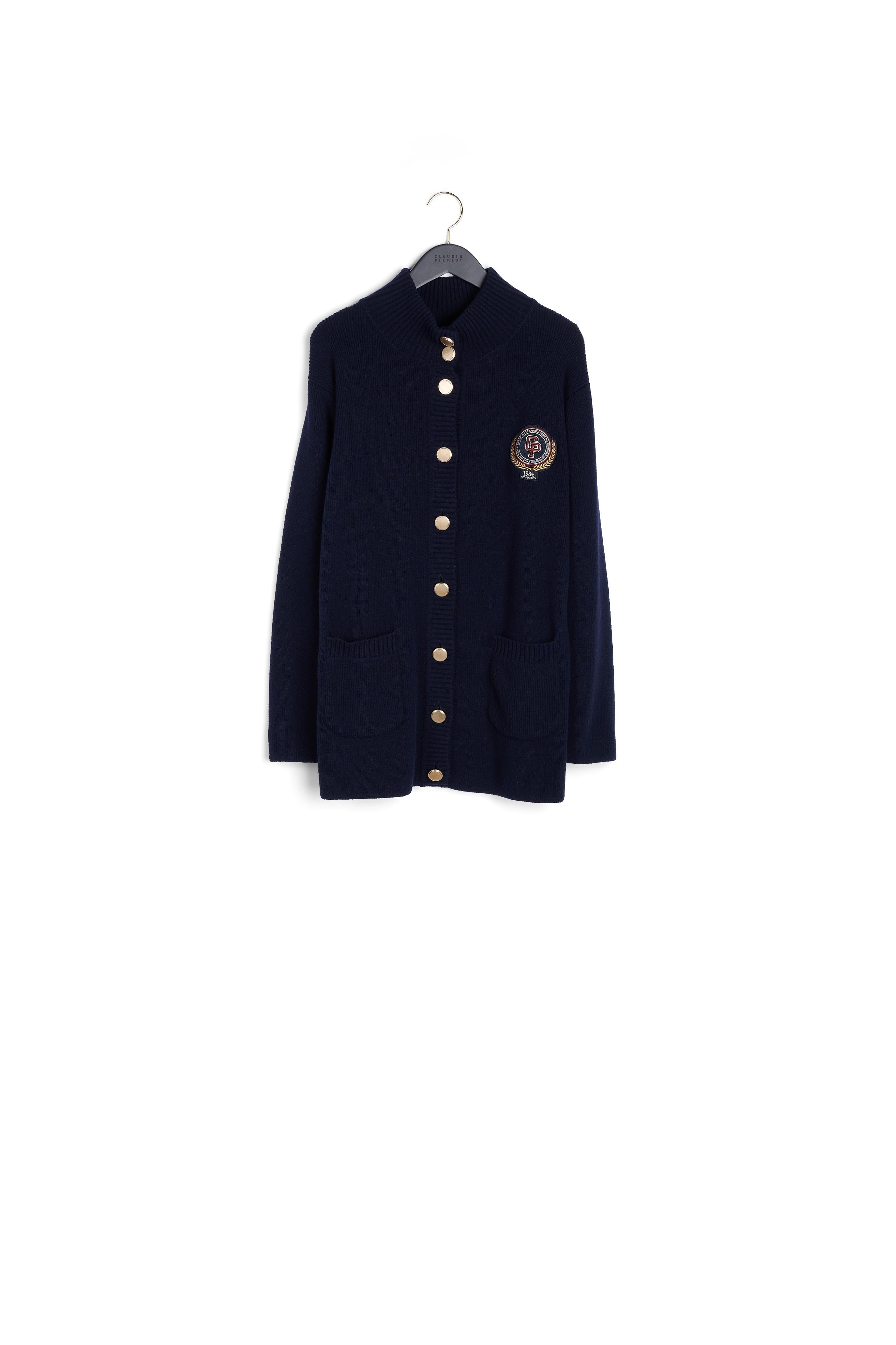 Cardigan avec patch brodé Faume - seconde main