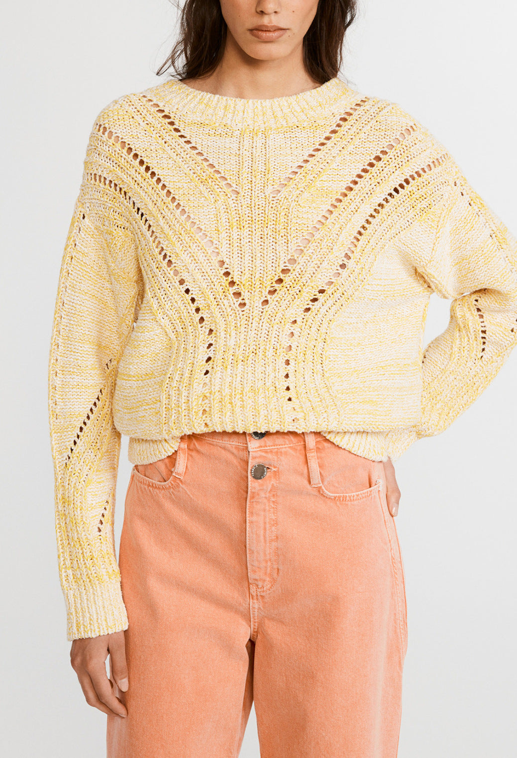 Pull à détails ajourés Faume - seconde main