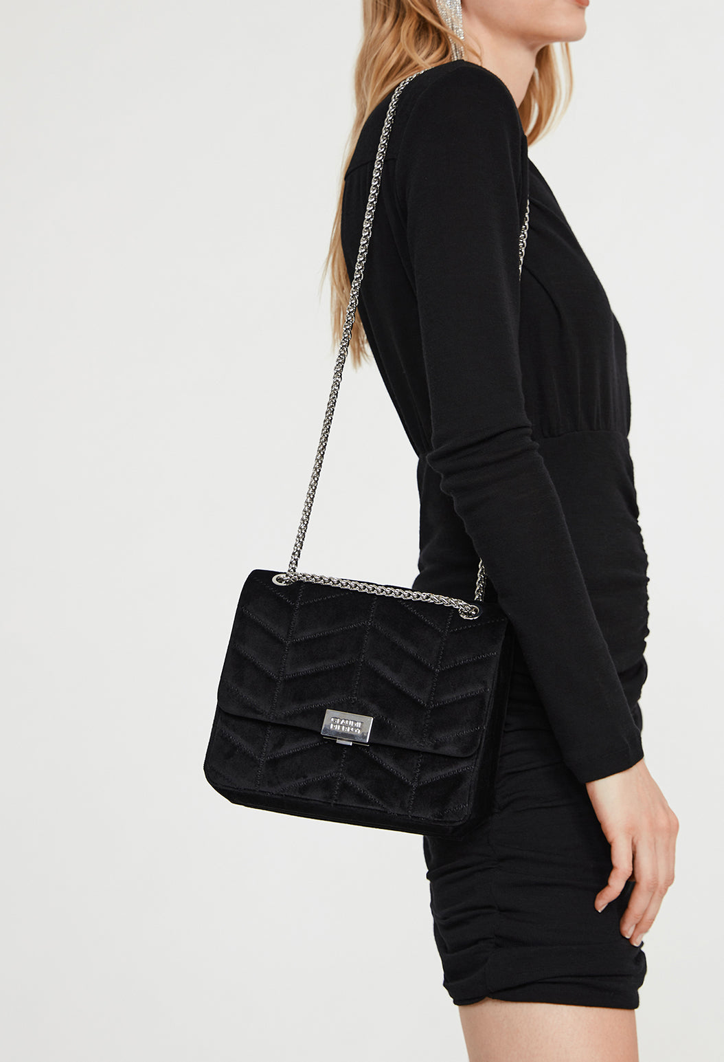Sac Angela velours Faume - seconde main
