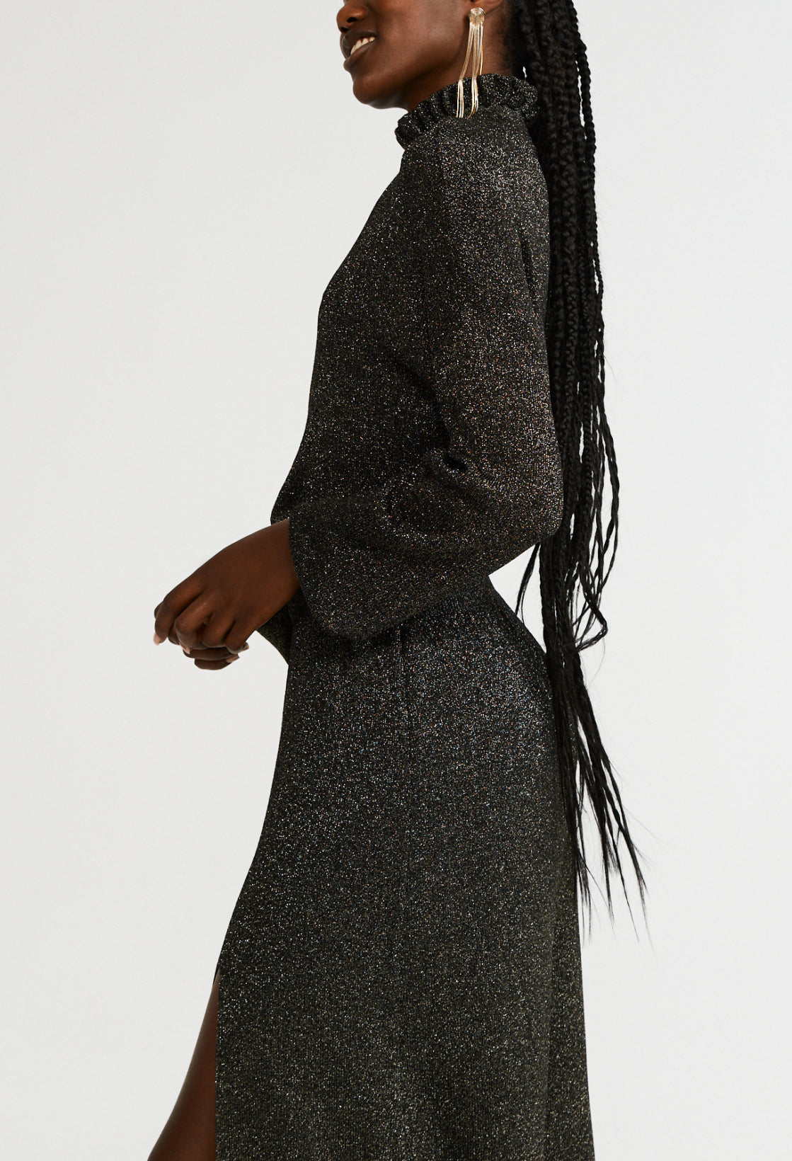 Robe longue en lurex Faume - seconde main