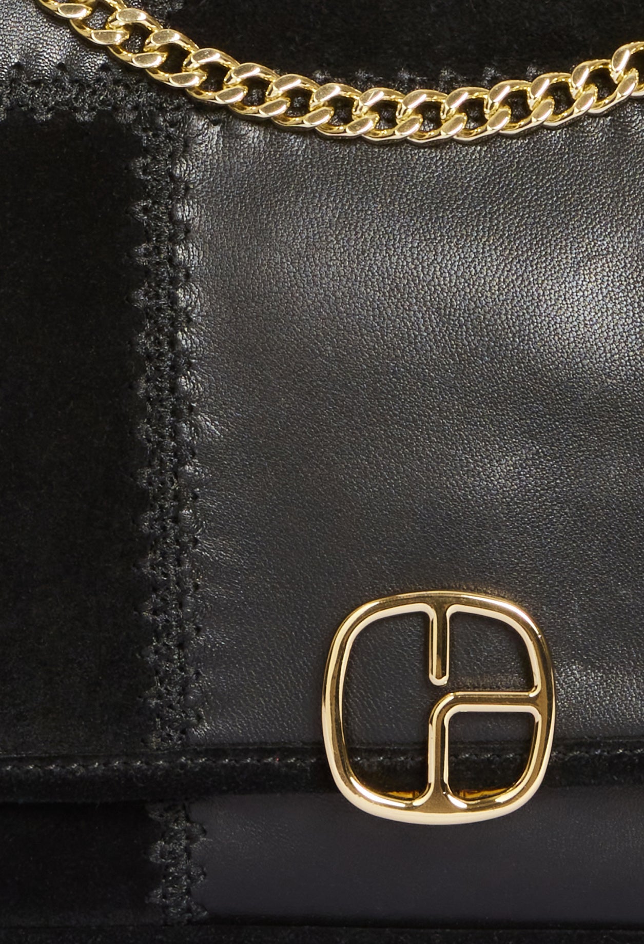 Sac Angelo noir cuir Faume - seconde main