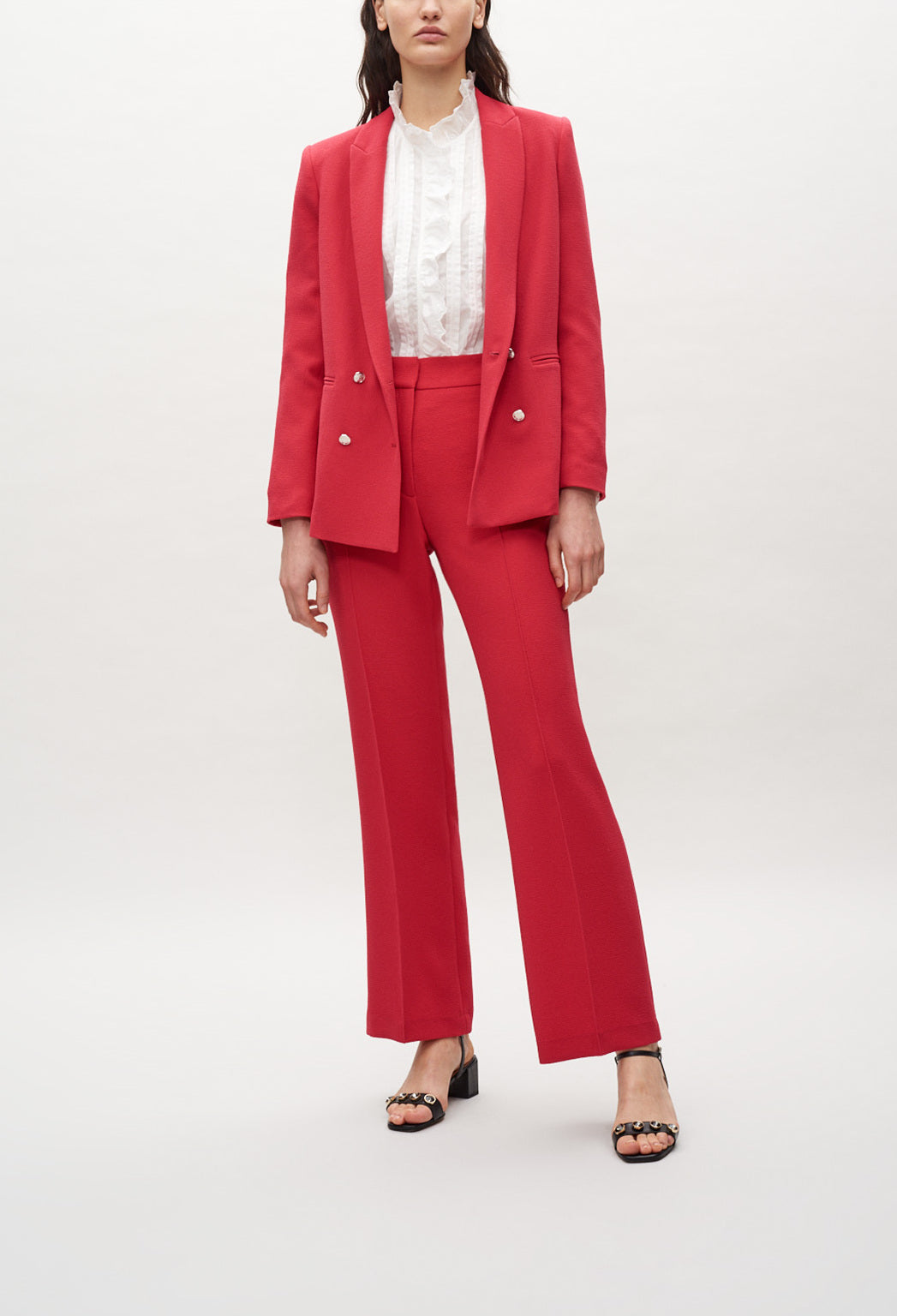 Pantalon tailleur flare Faume - seconde main