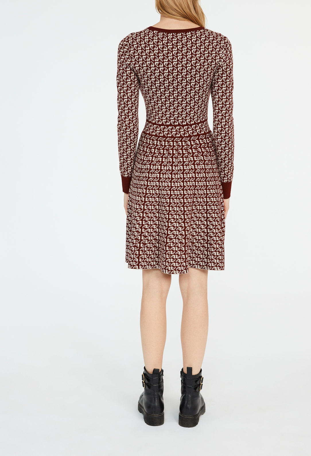 Robe courte imprimés cœur Faume - seconde main