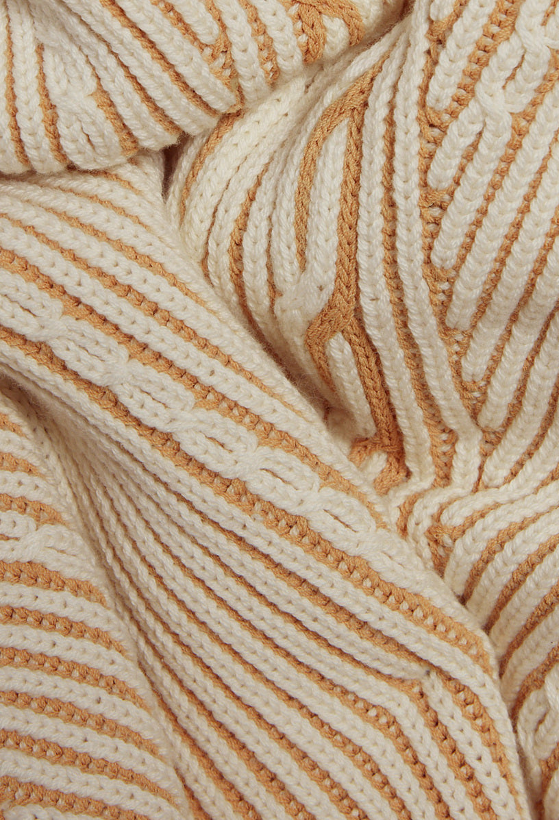 Robe en coton bio et laine traçable Faume - seconde main