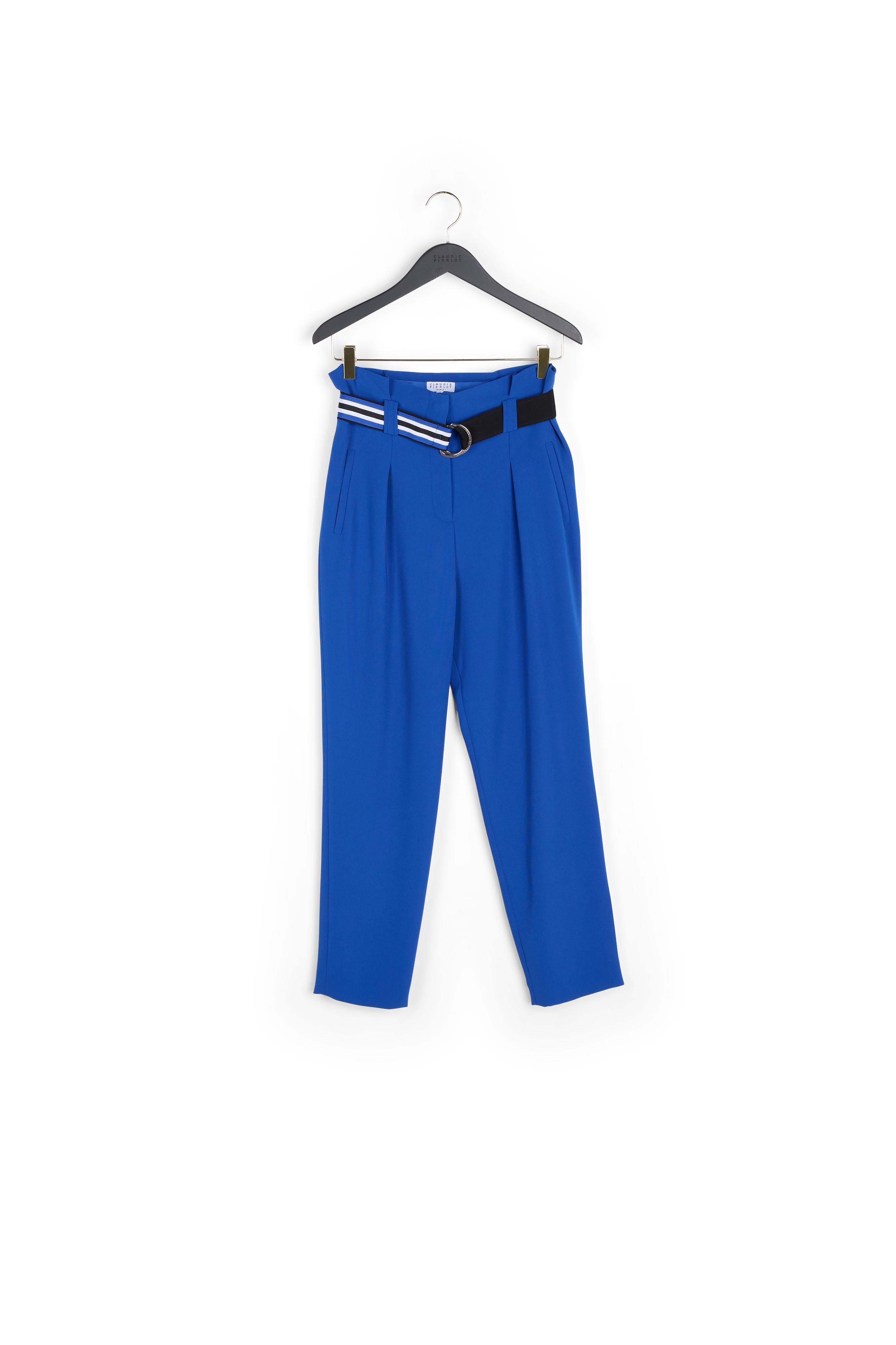 Pantalon droit à taille cintrée Faume - seconde main