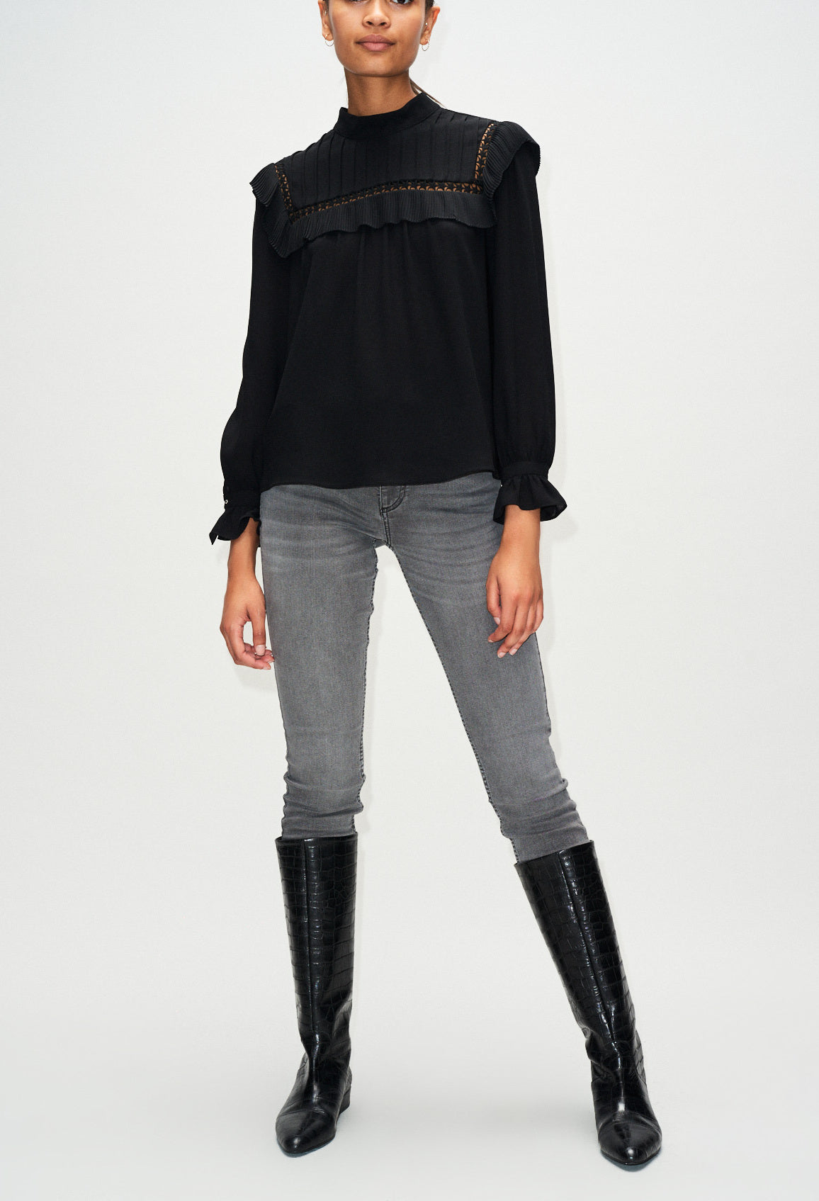 Top avec fantaisies Faume - seconde main