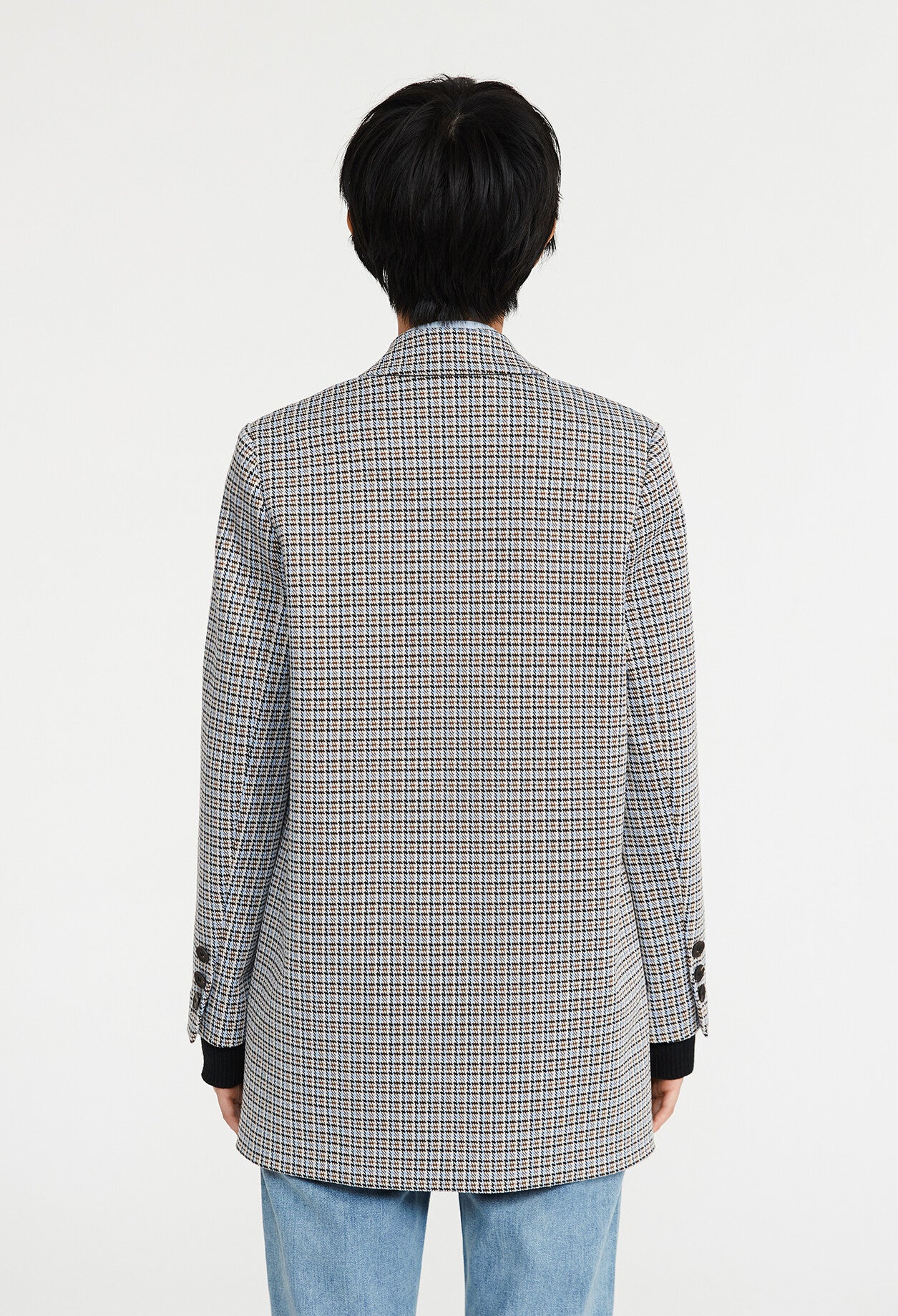 Veste à carreaux tailleur Faume - seconde main