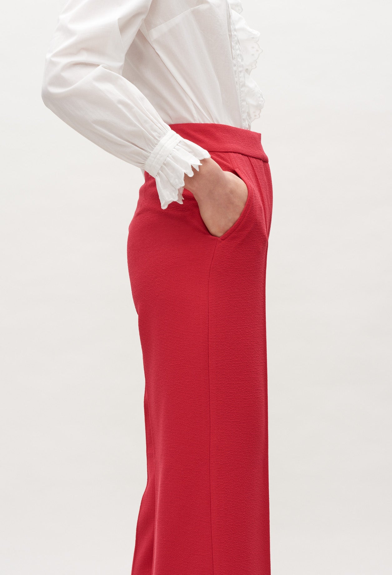 Pantalon tailleur flare Faume - seconde main