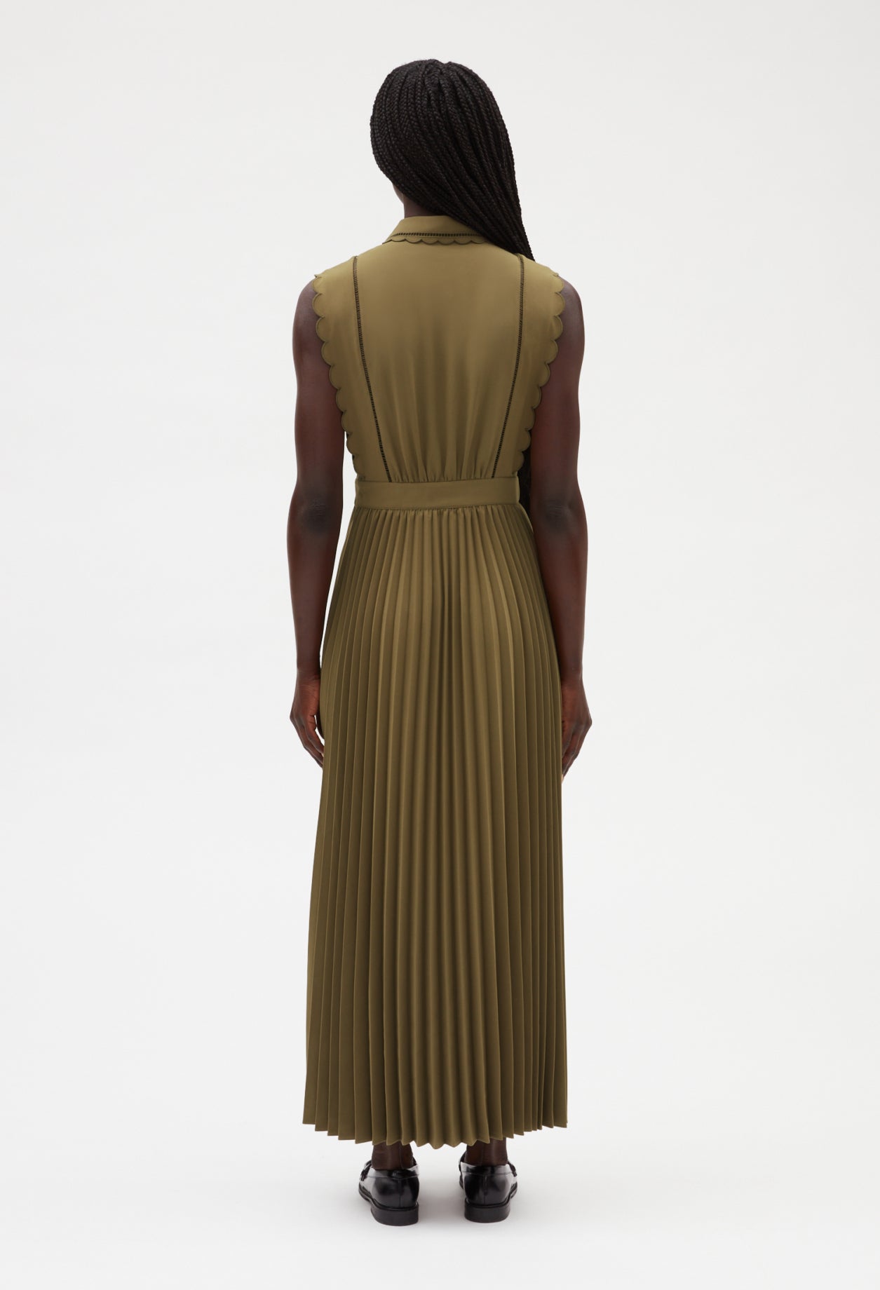 Robe longue kaki Faume - seconde main