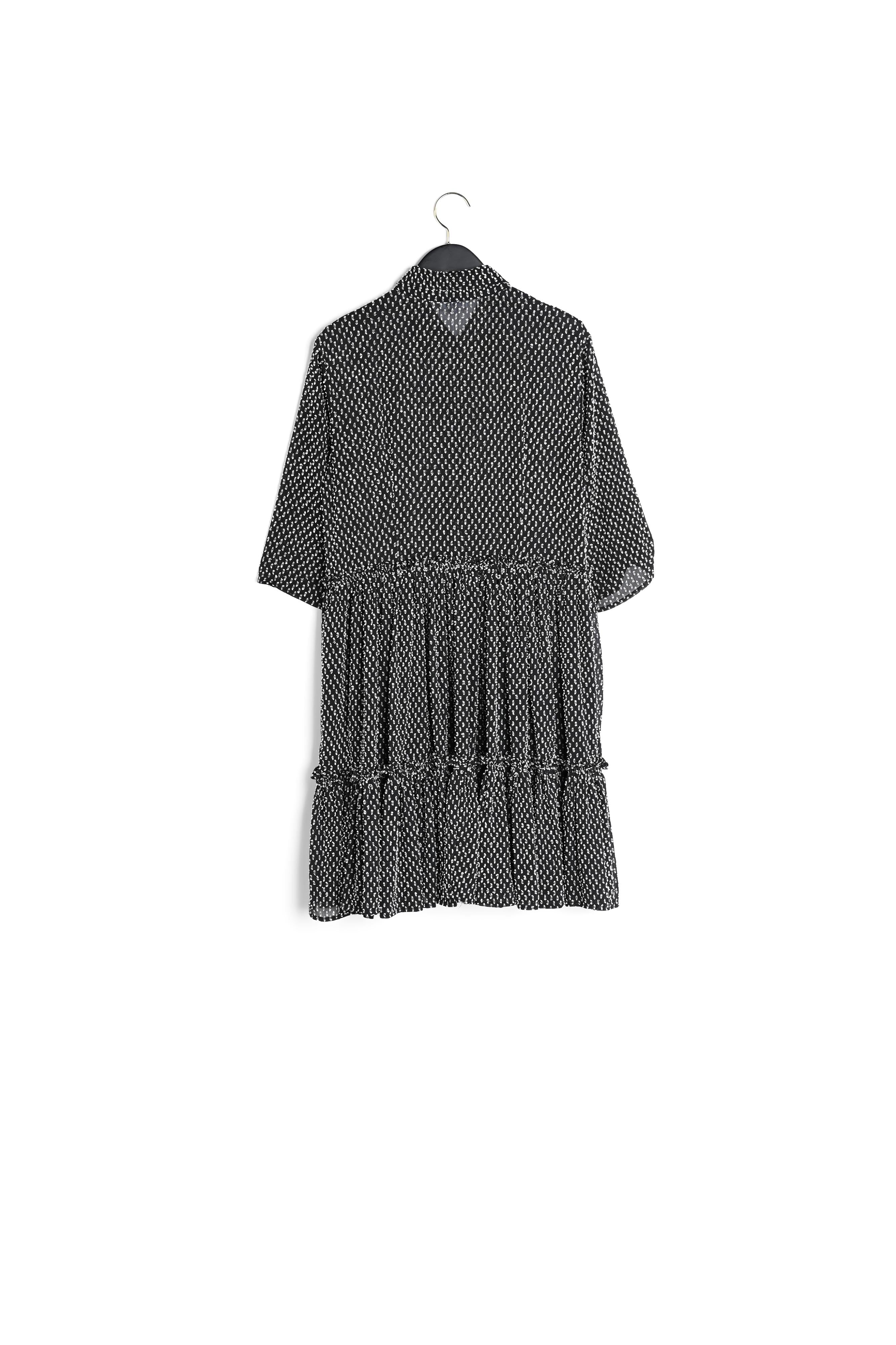 Robe chemise fluide à pois Faume - seconde main