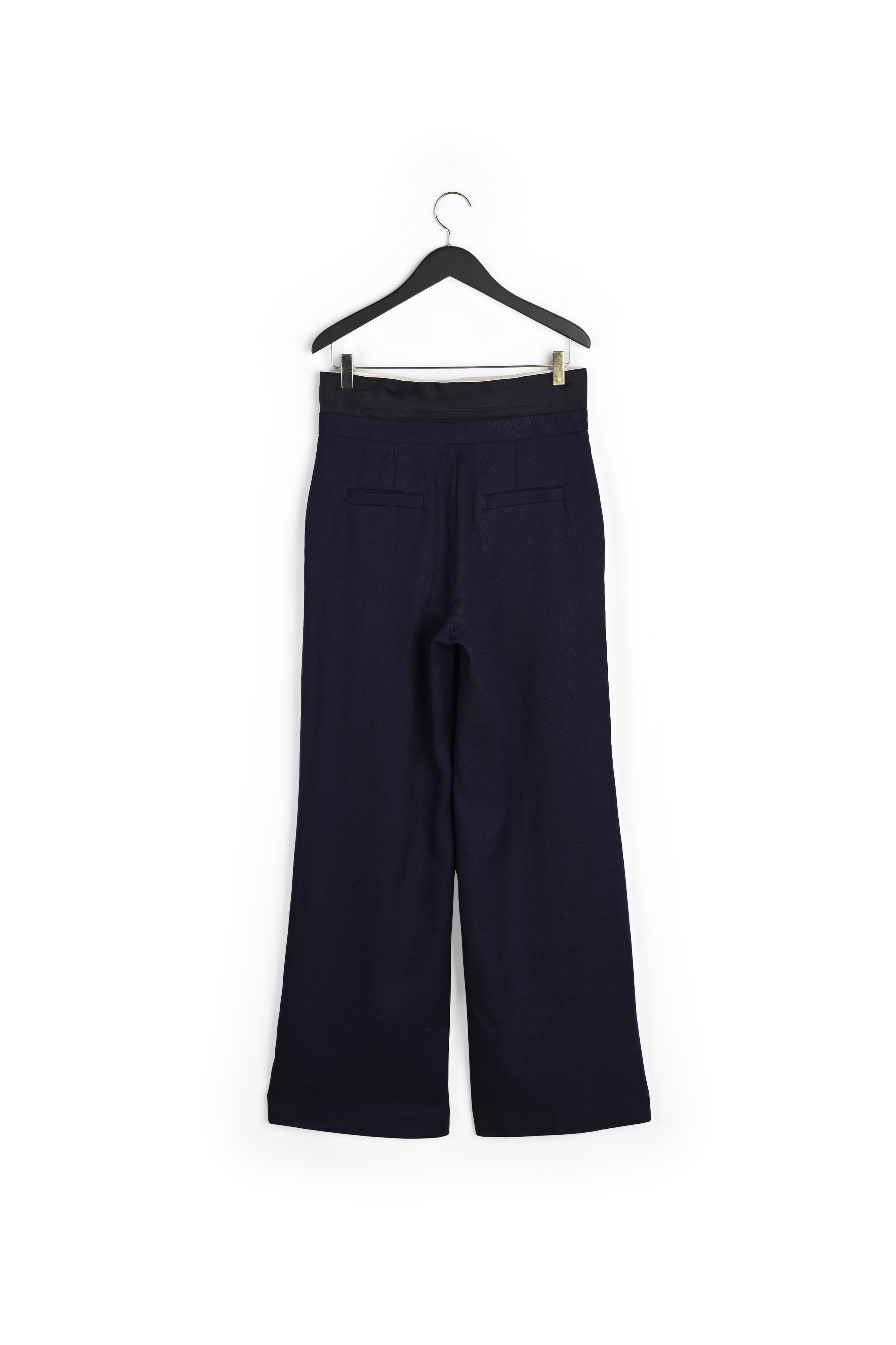 Pantalon tailleur taille haute Faume - seconde main