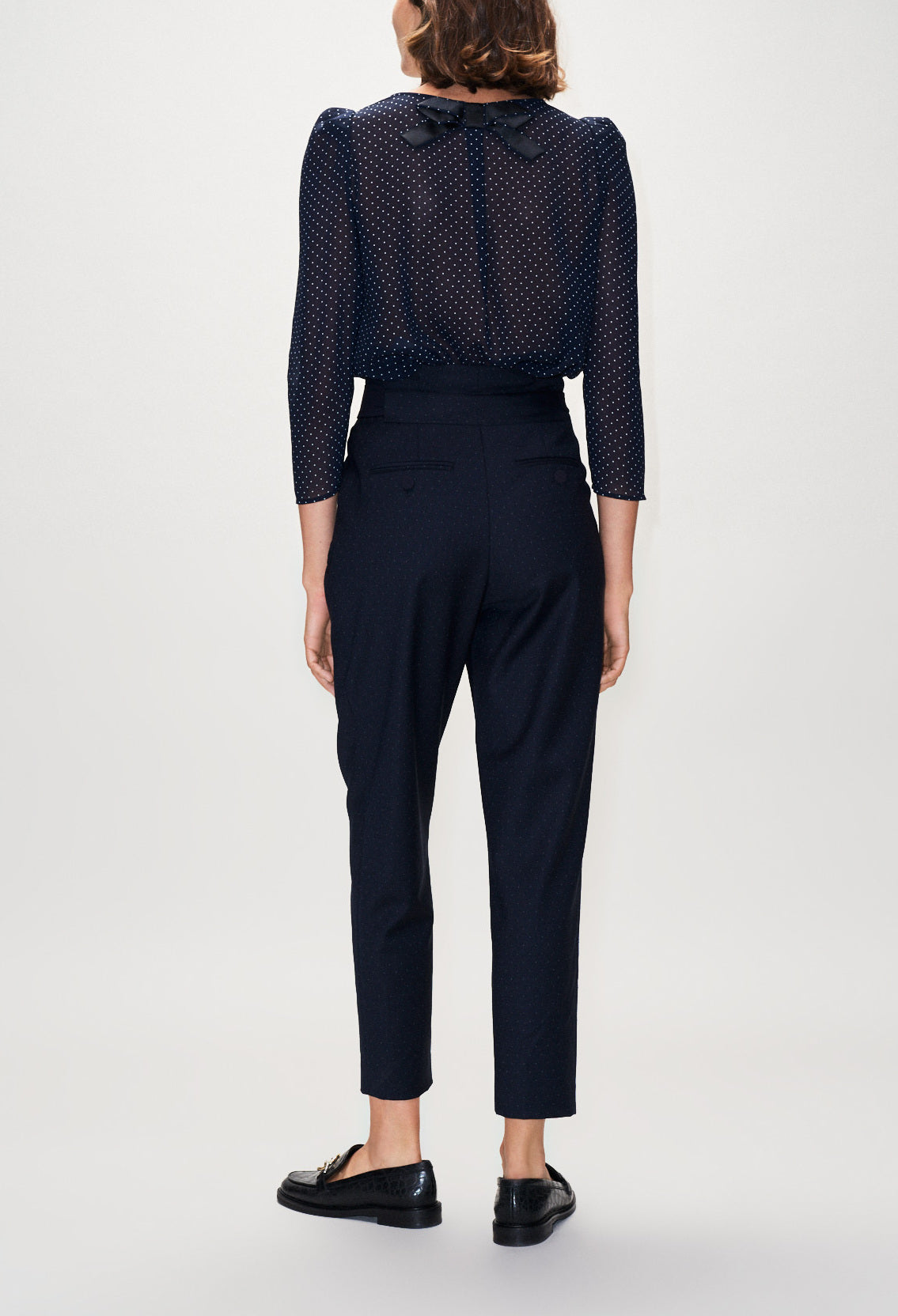 Top banc à pois Faume - seconde main