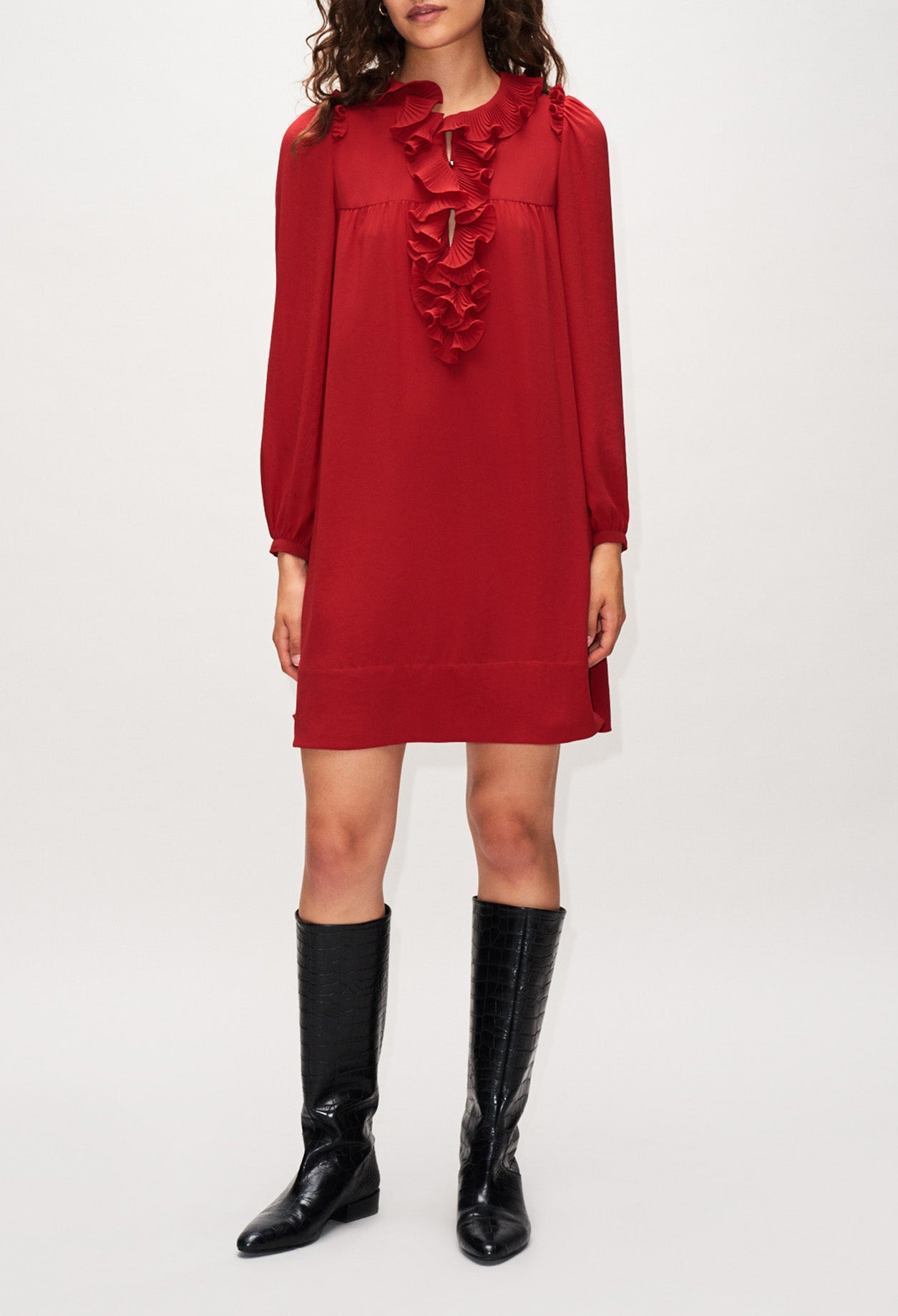 Robe details col à volants Faume - seconde main