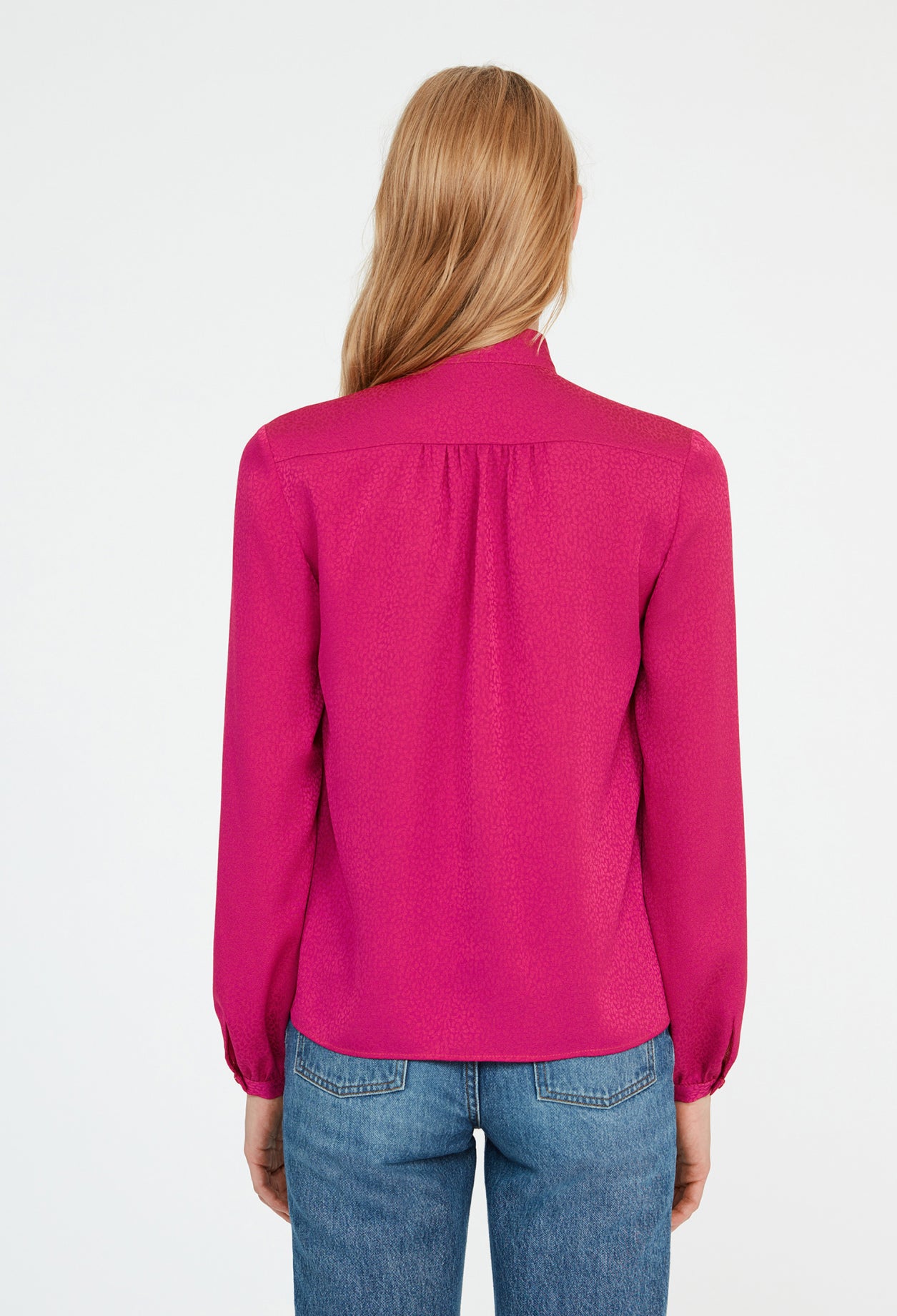 Blouse col lavalière Faume - seconde main