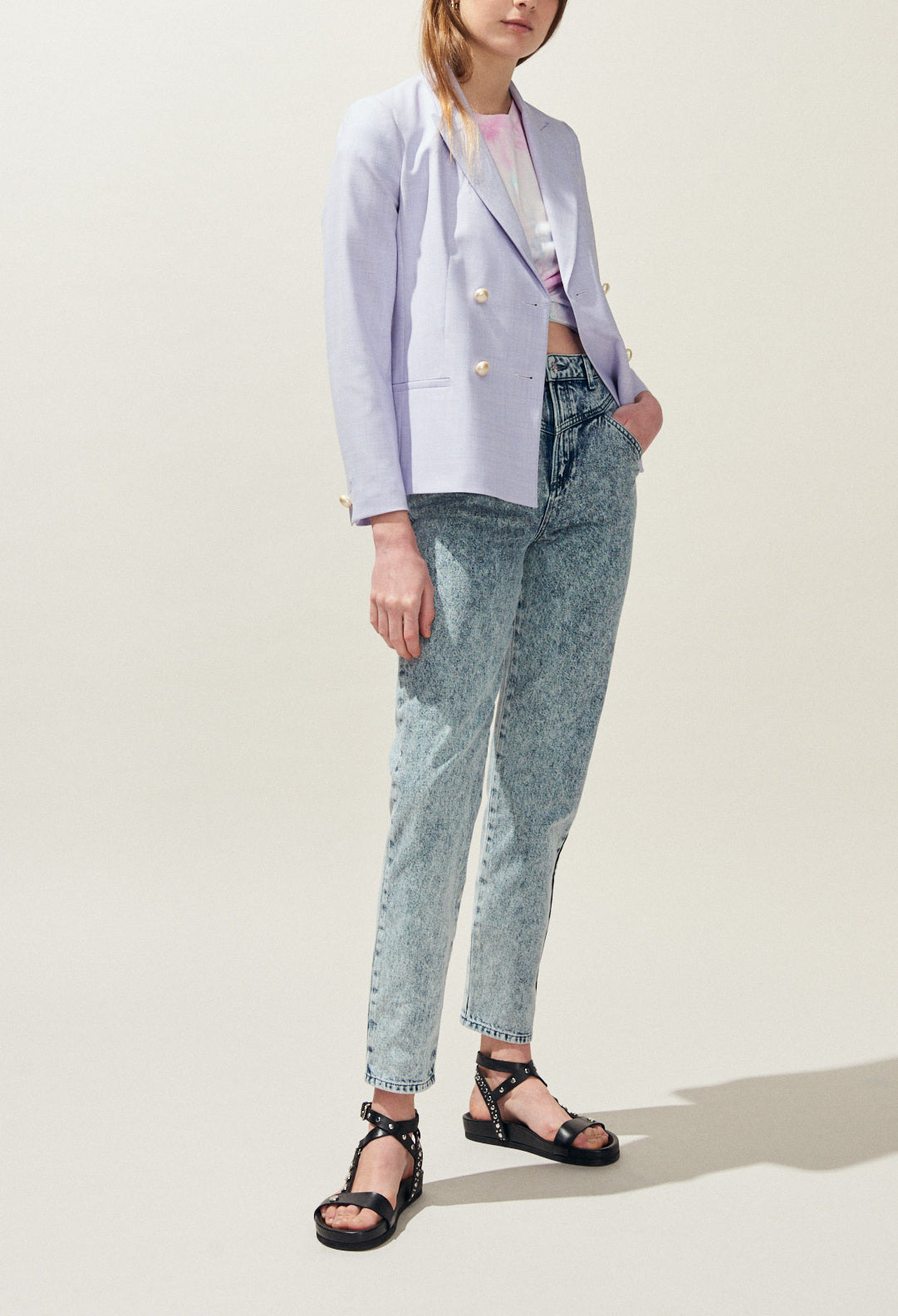 Jean mom tie&dye Faume - seconde main