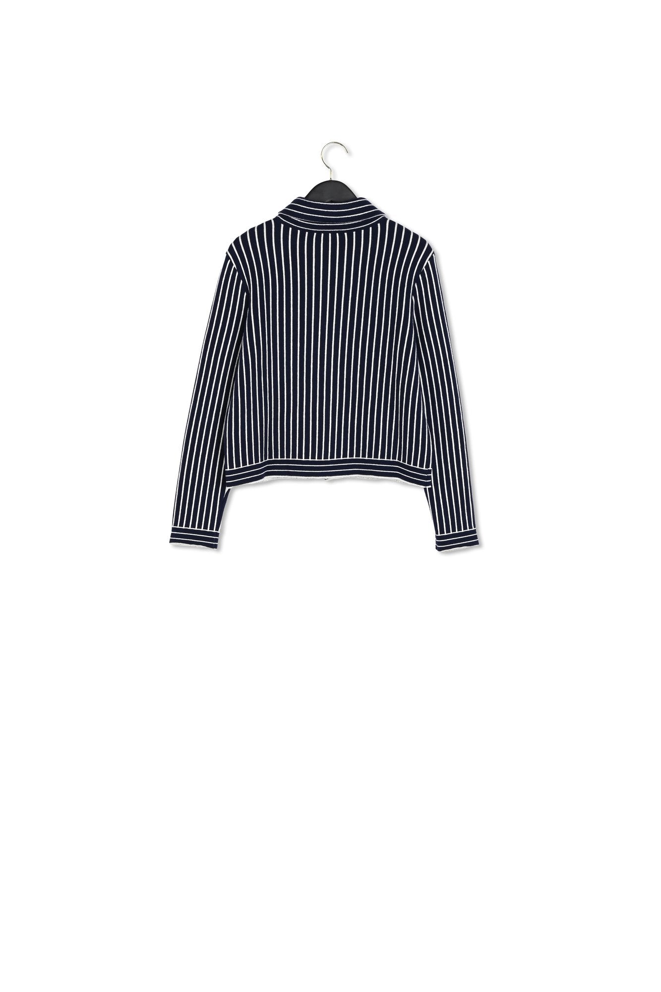 Cardigan maille rayures Faume - seconde main