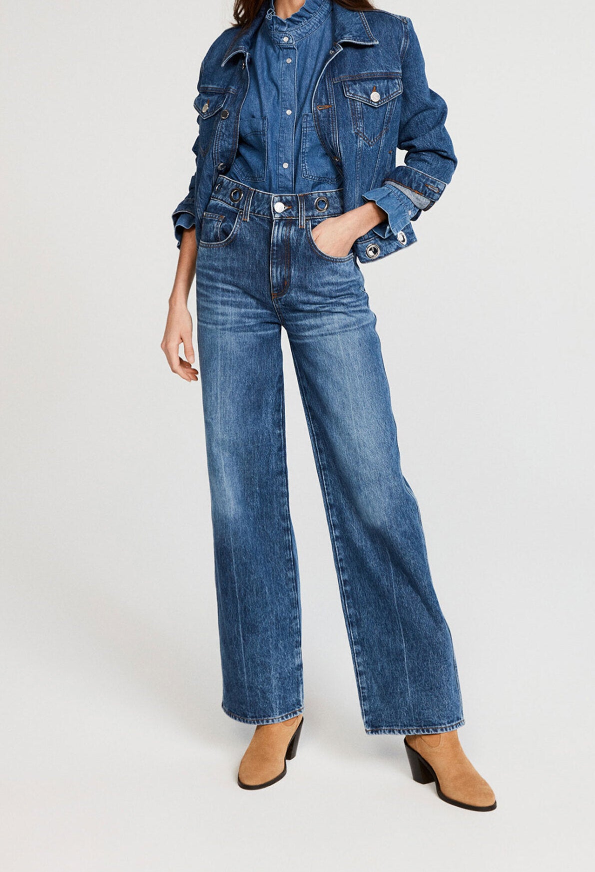 Jean évasé économe en eau Faume - seconde main