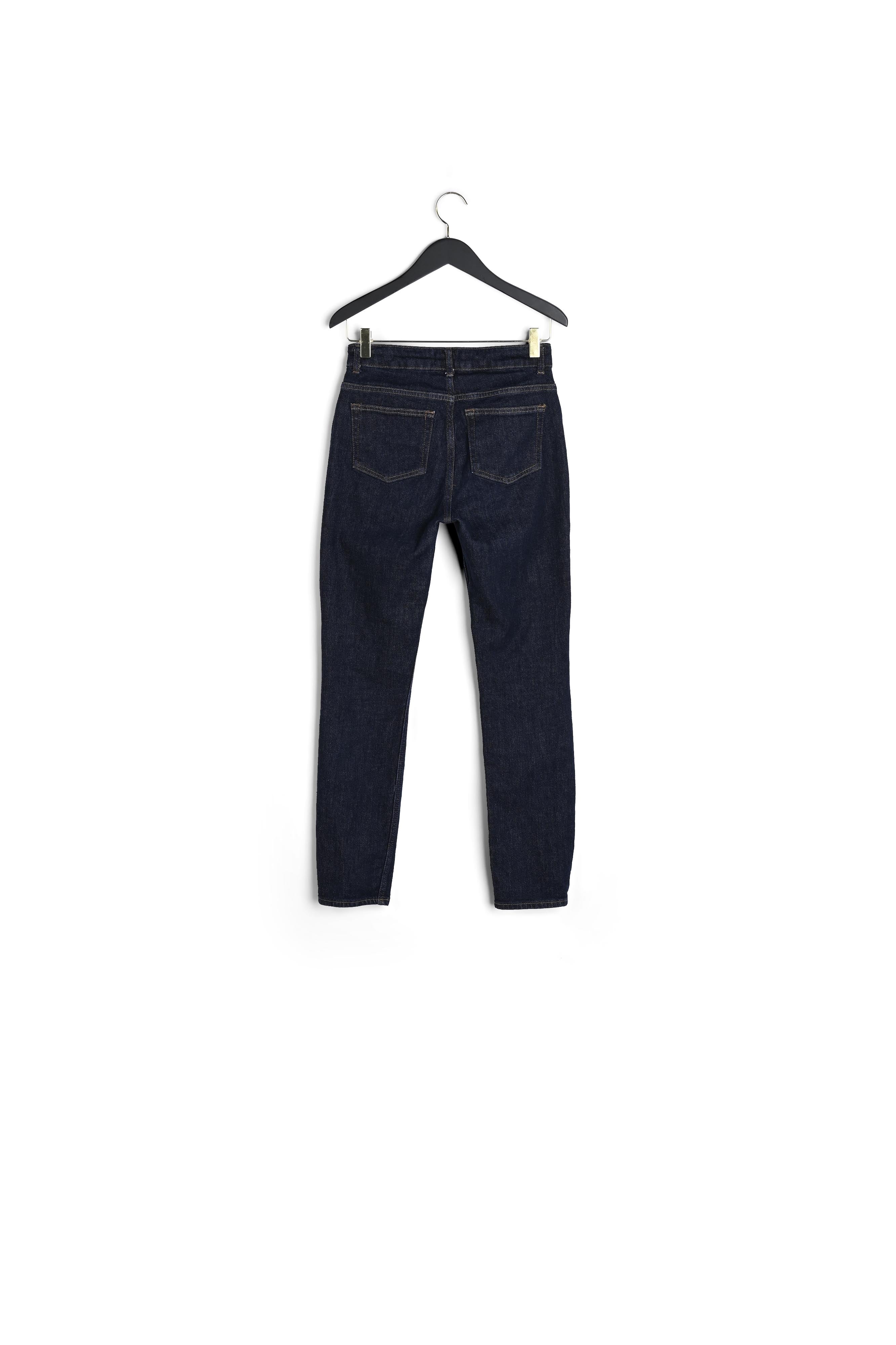 Jean droit brut brodé eco-friendly Faume - seconde main