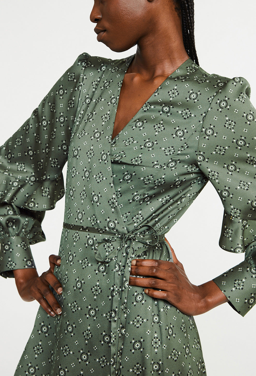 Robe longue cache cœur Faume - seconde main