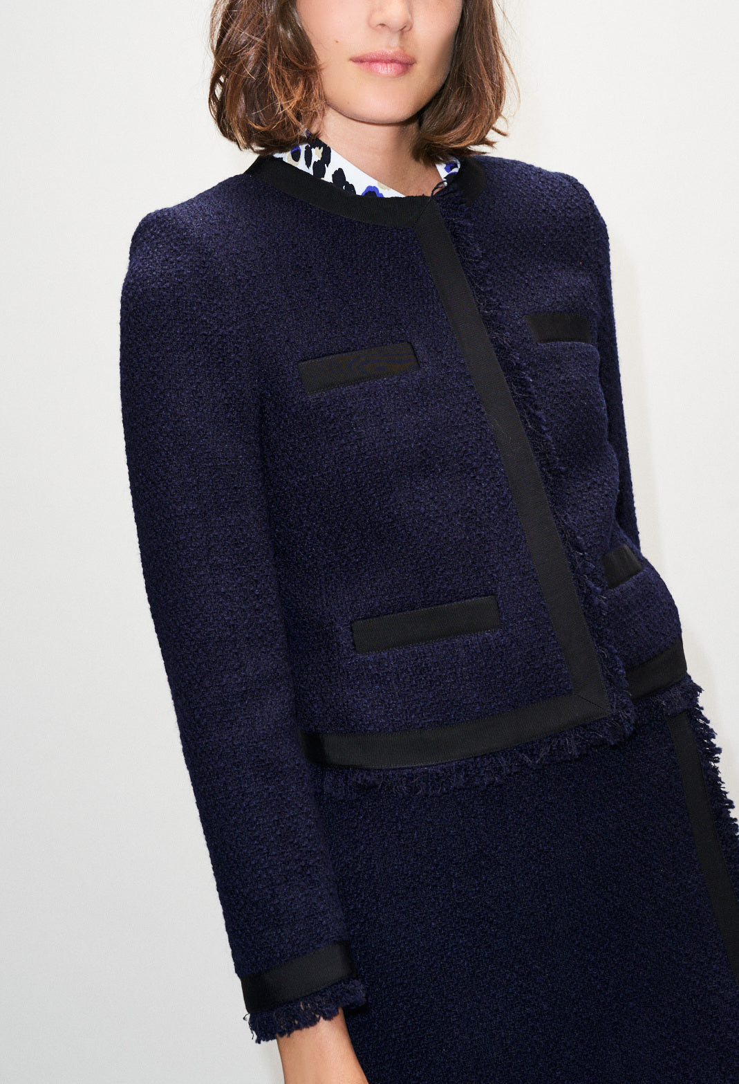 Veste courte en tweed Faume - seconde main