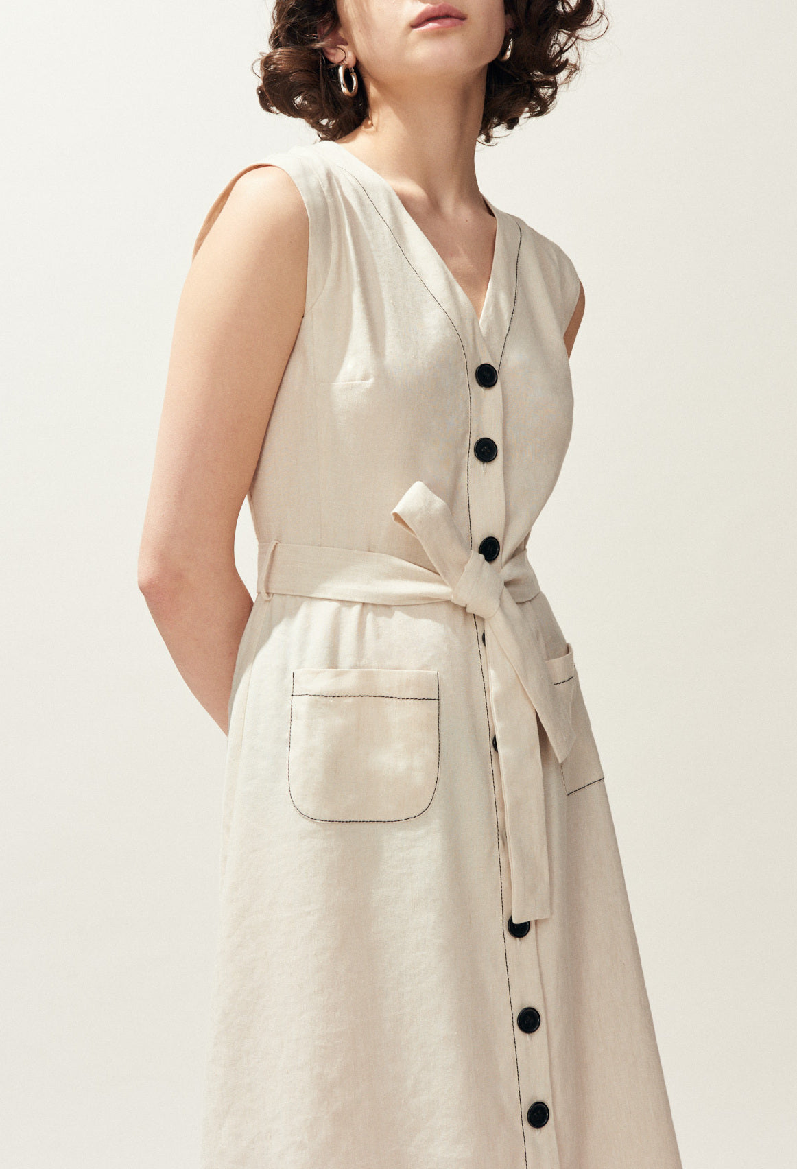 Robe longue boutonnée Faume - seconde main