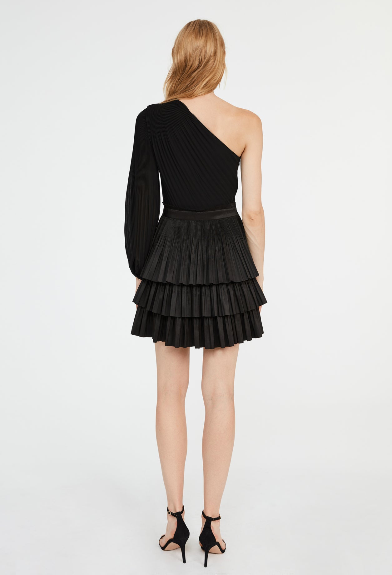 Robe patineuse asymétrique Faume - seconde main